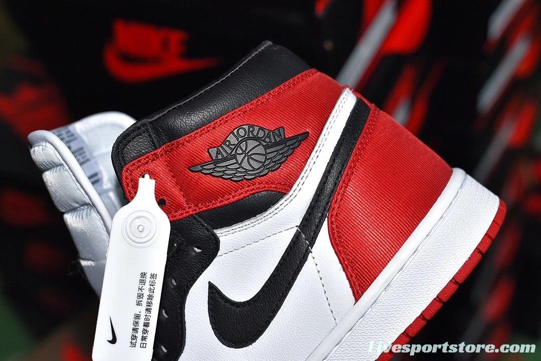 Air Jordan 1 Satin Black Toe