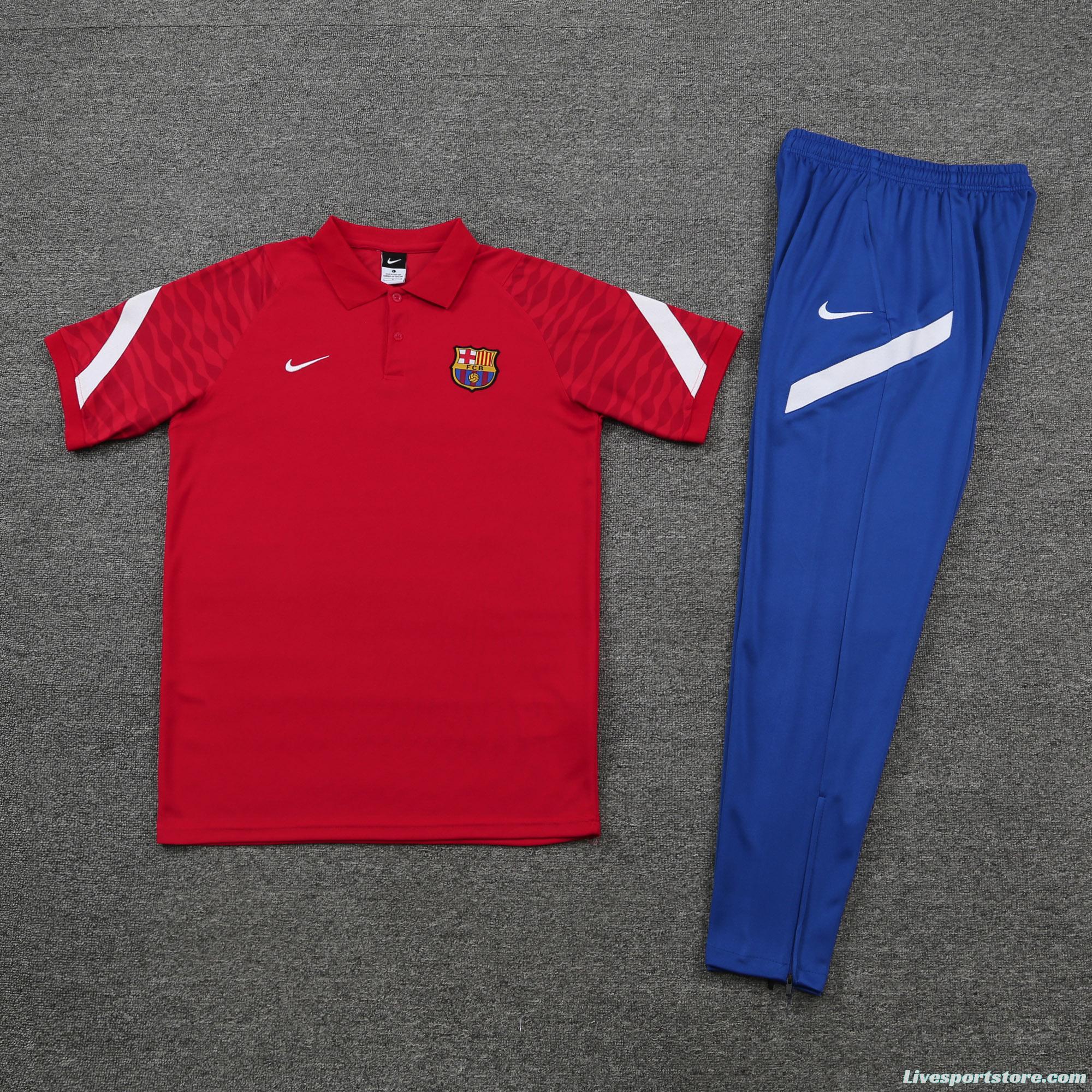 Barcelona POLO kit red blue (not supported to be sold separately)