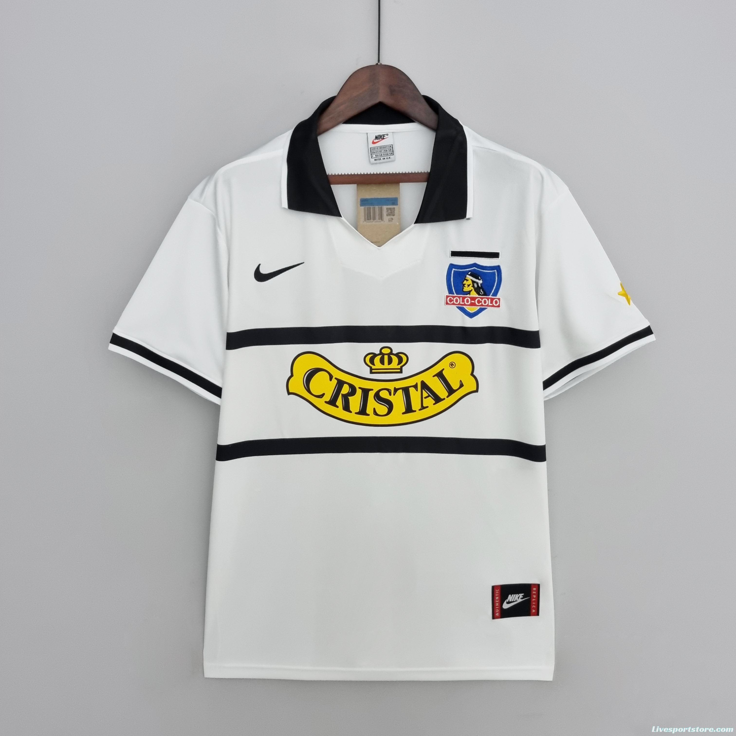 Retro 96/97 Colo Colo Home Soccer Jersey