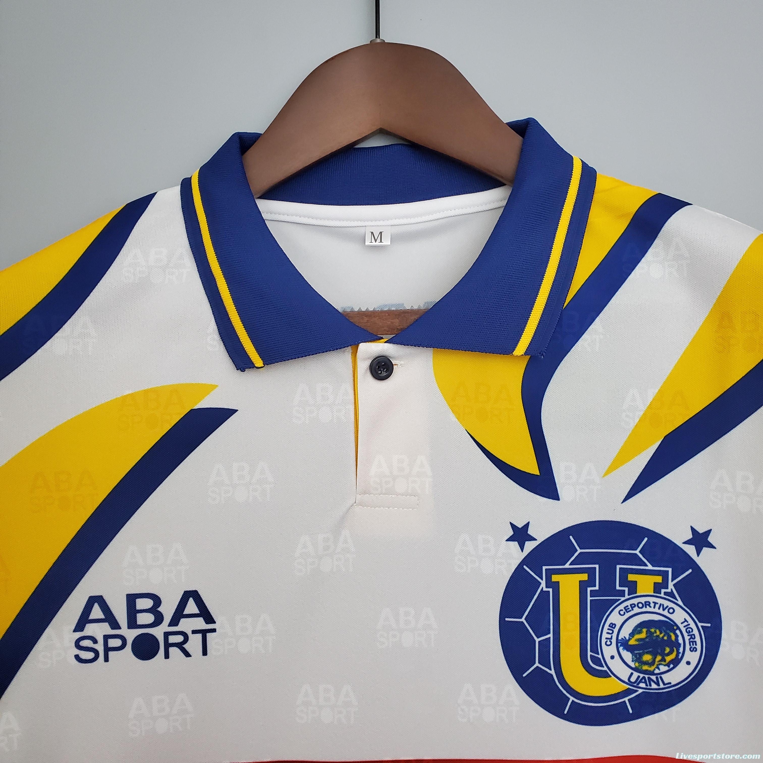 Retro 95/96 Tigres UANL Away White Jersey