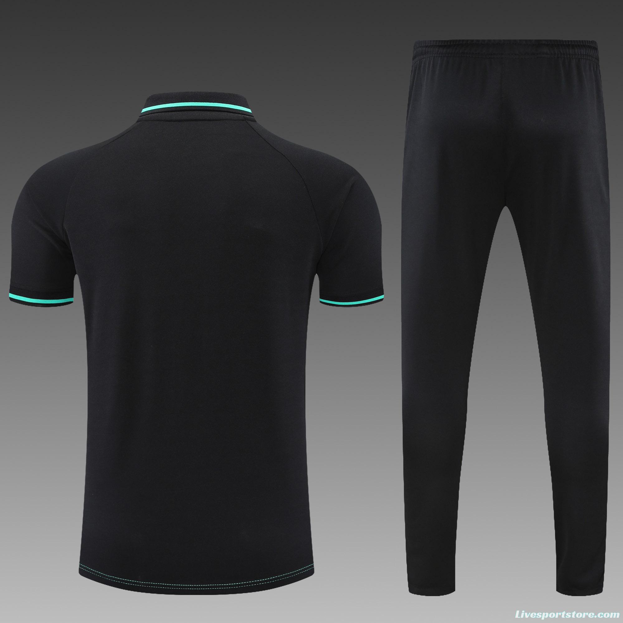 Real Madrid POLO kit black and green (not supported to be sold separately)