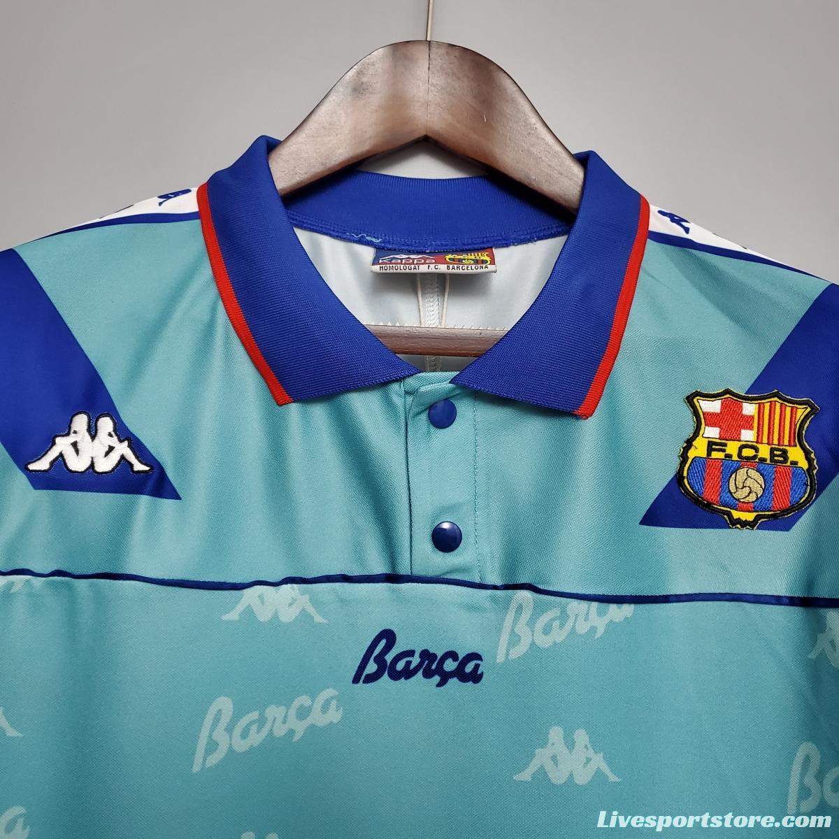 Retro 92/95 Barcelona away Soccer Jersey