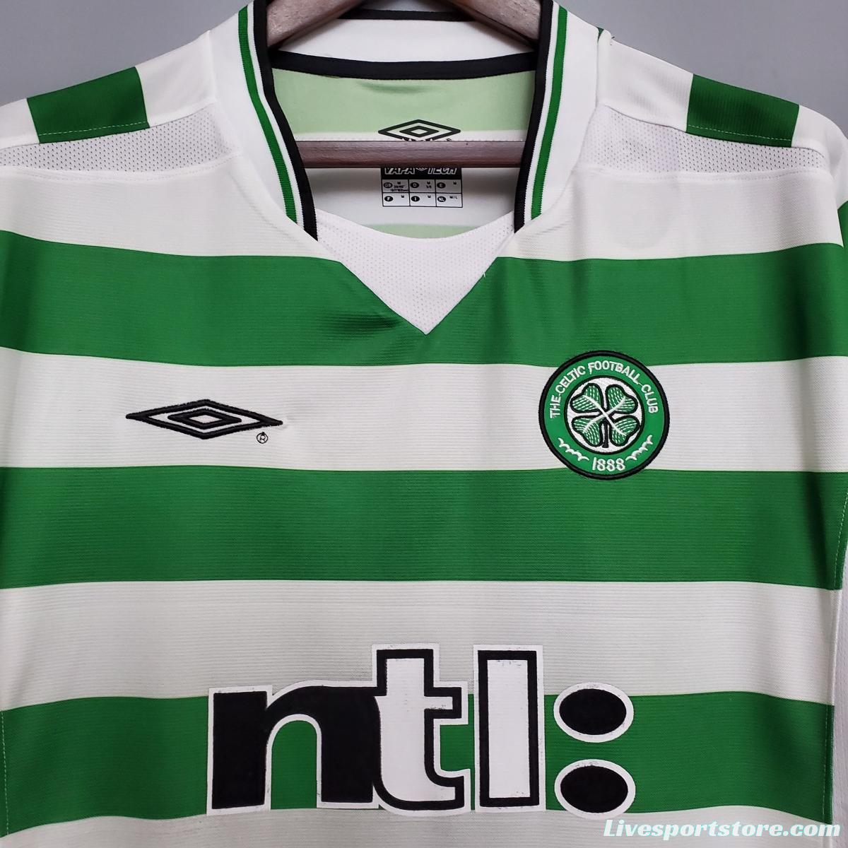 Retro 01/03 Celtic home Soccer Jersey