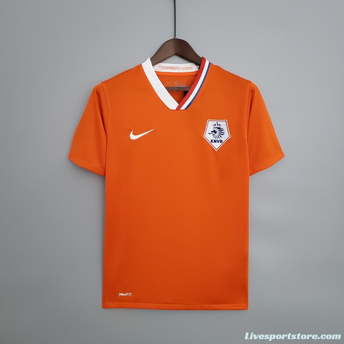 Retro Netherlands 2008 home Soccer Jersey