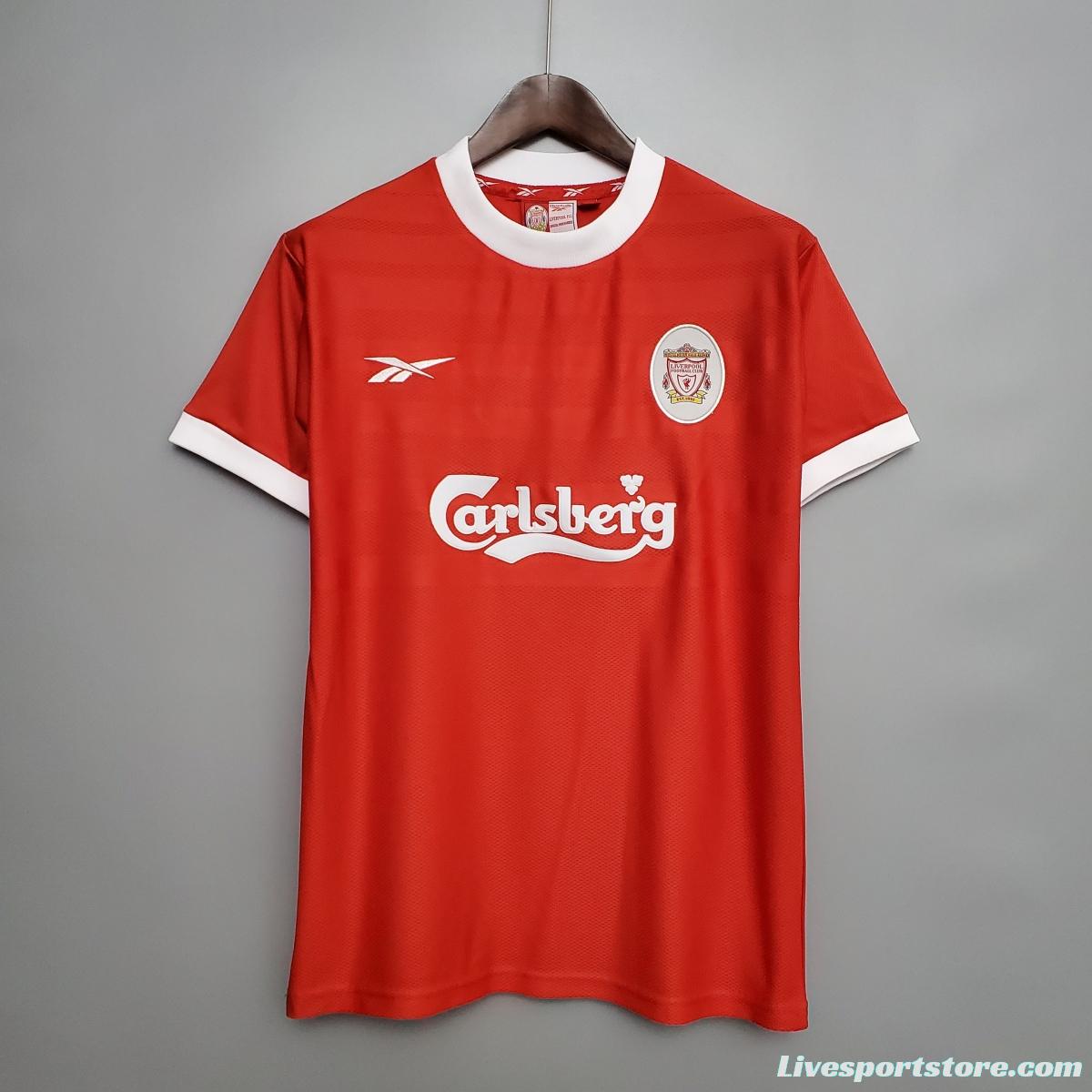 Retro 1998 Liverpool home Soccer Jersey