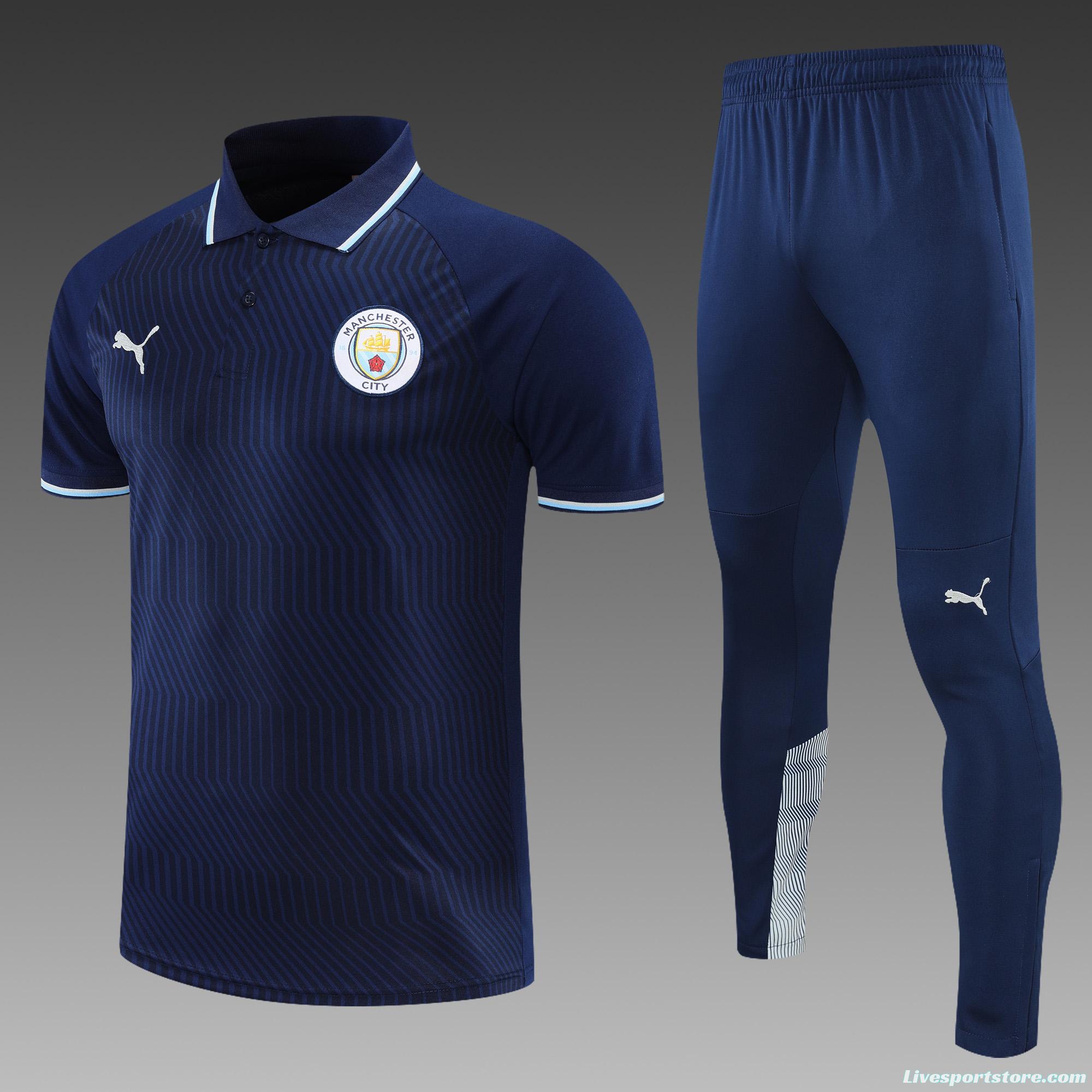 Manchester City POLO kit Dark Blue (not supported to be sold separately)