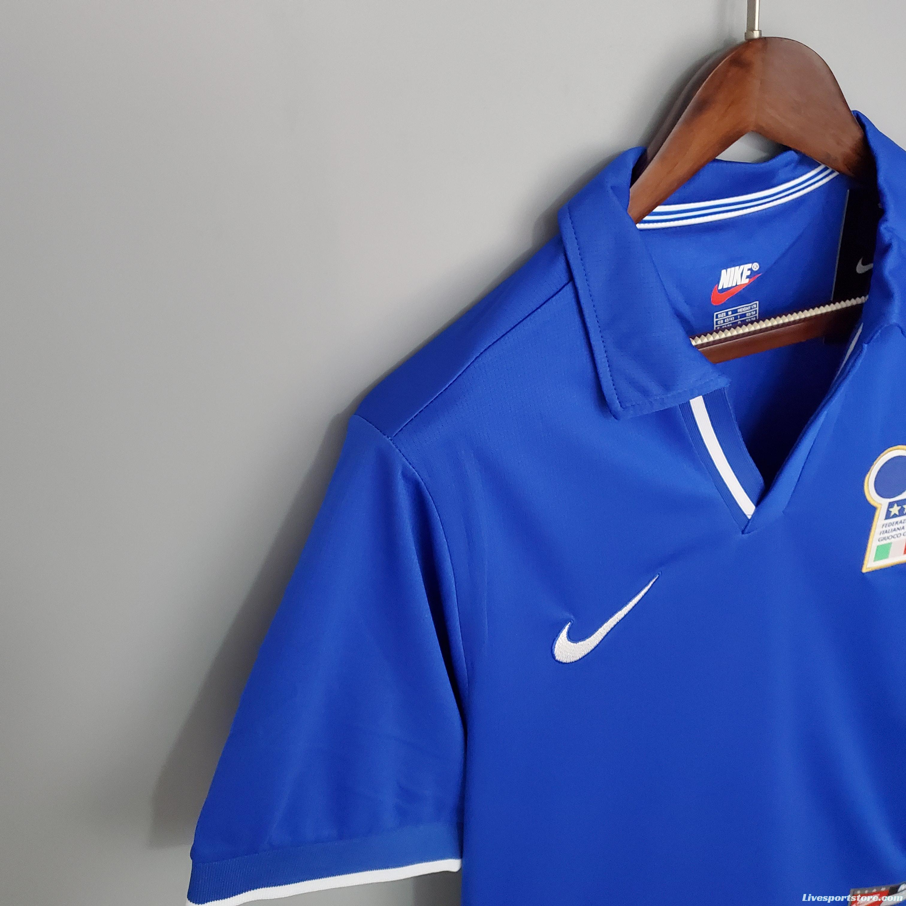 Retro Italy 1998 home Soccer Jersey