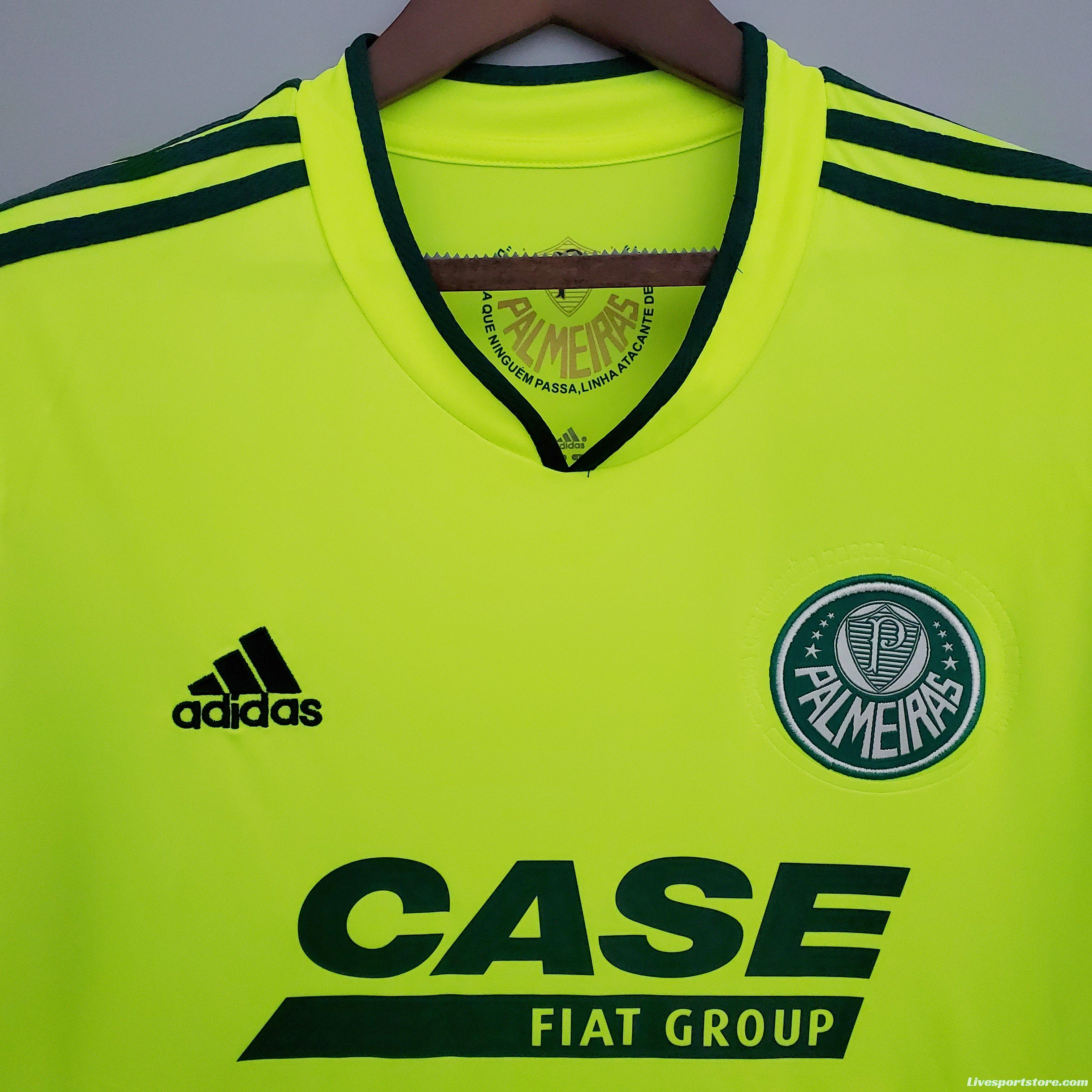 Retro 10/11 Palmeiras Fluorescent Green Soccer Jersey