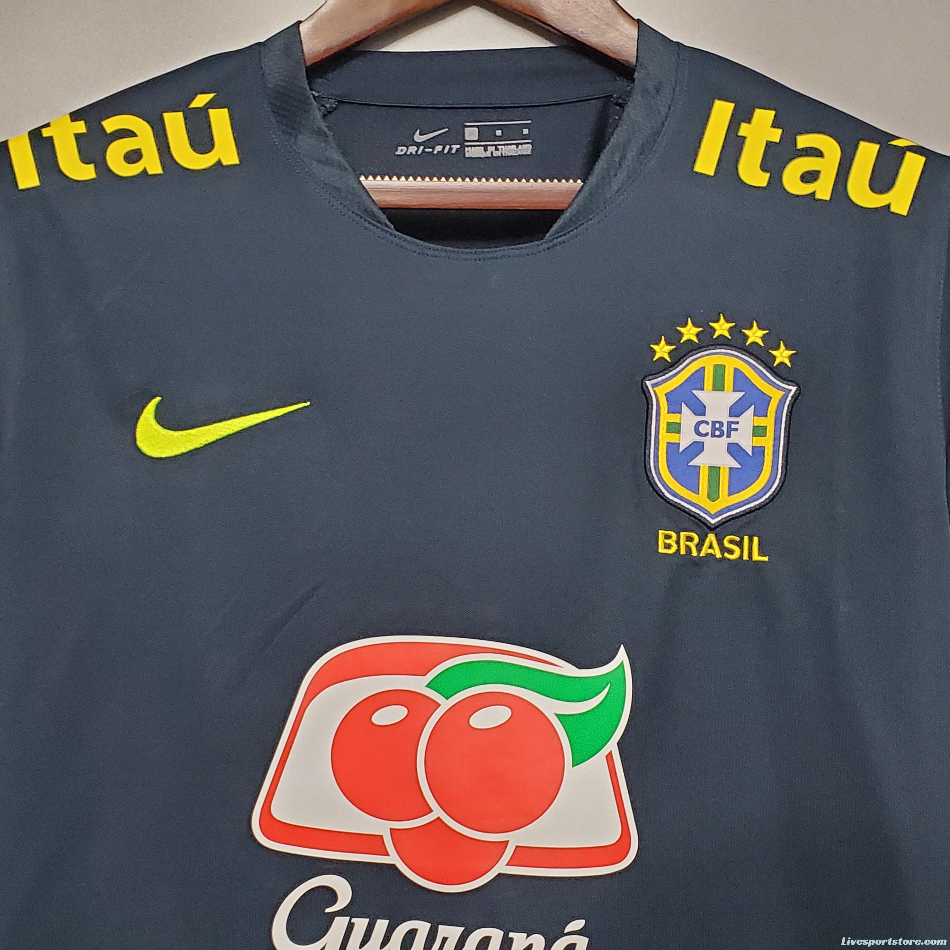 2022 Brazil Navy Training Soccer Jersey