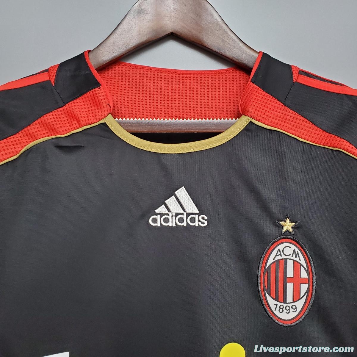 Retro 2006 AC Milan third away Soccer Jersey