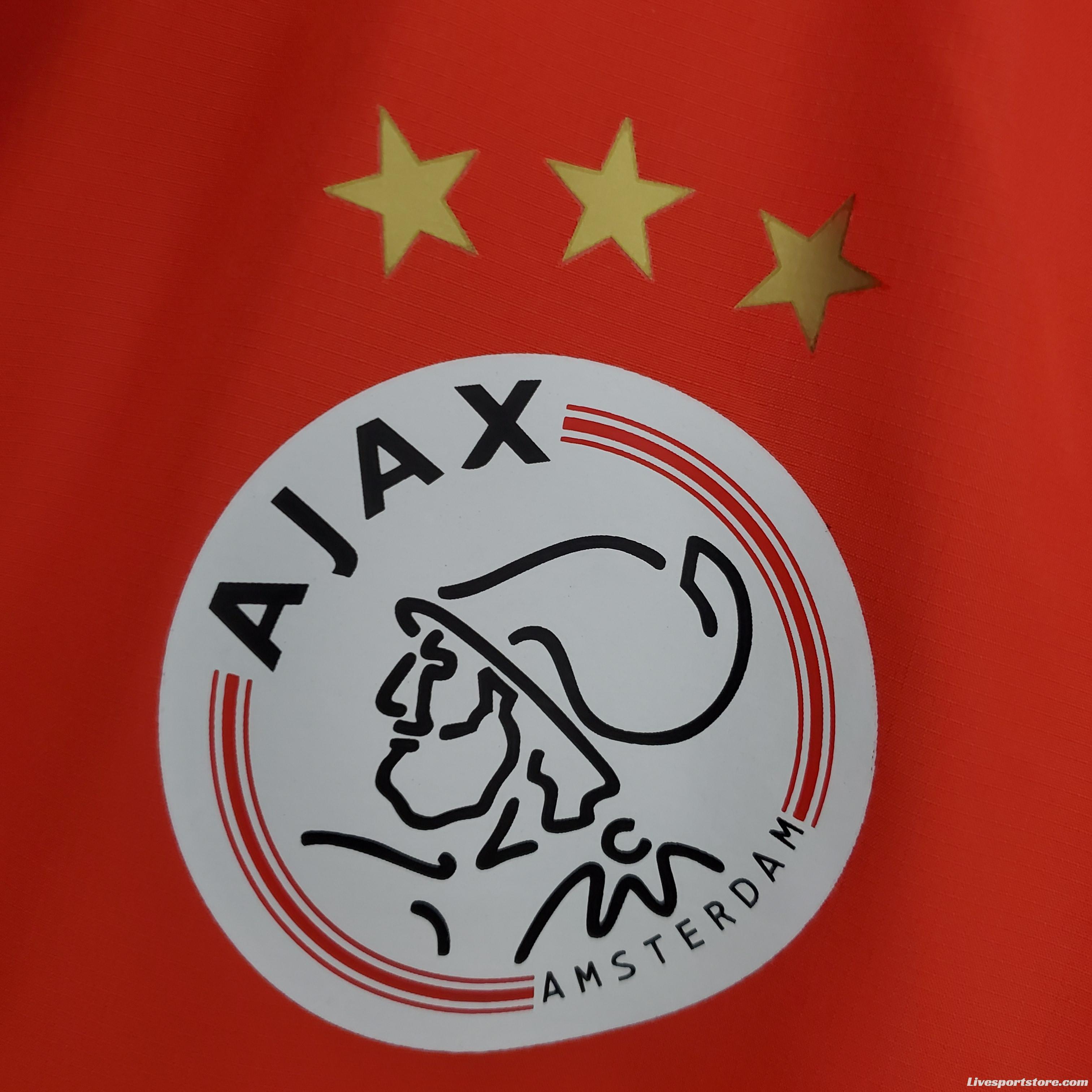 2022 Ajax Windbreaker Red