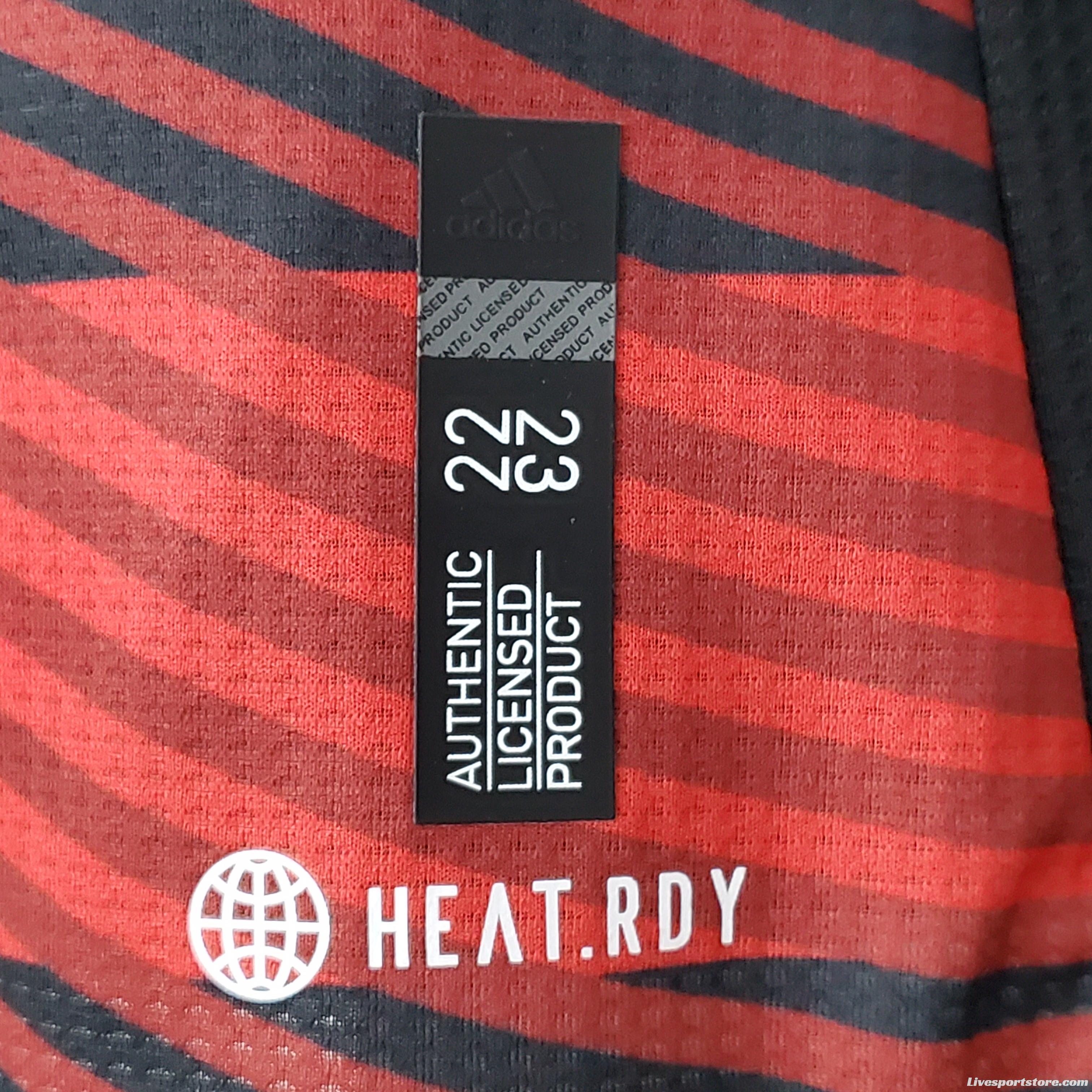 22/23 player version flamengo home Soccer Jersey