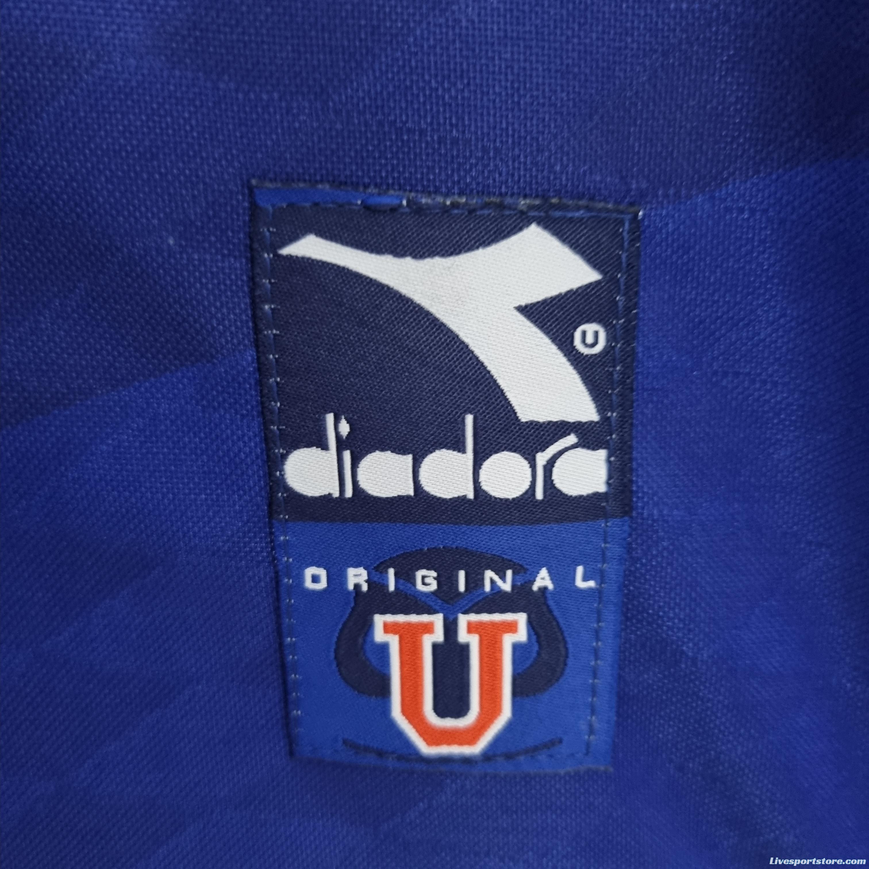 Retro Long Sleeve Universidad de Chile1996 Home Soccer Jersey