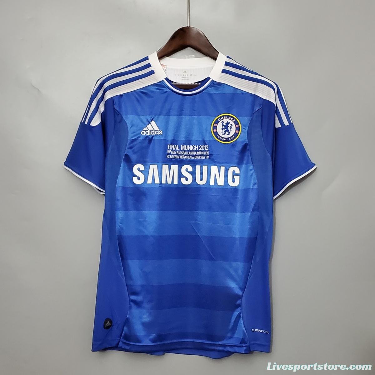 Retro 2012 Chelsea Champions League version home Soccer Jersey