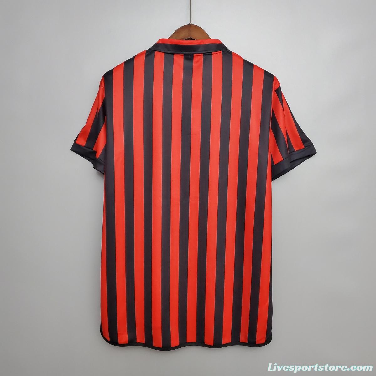 Retro 99-00 AC Milan Centenary home Soccer Jersey