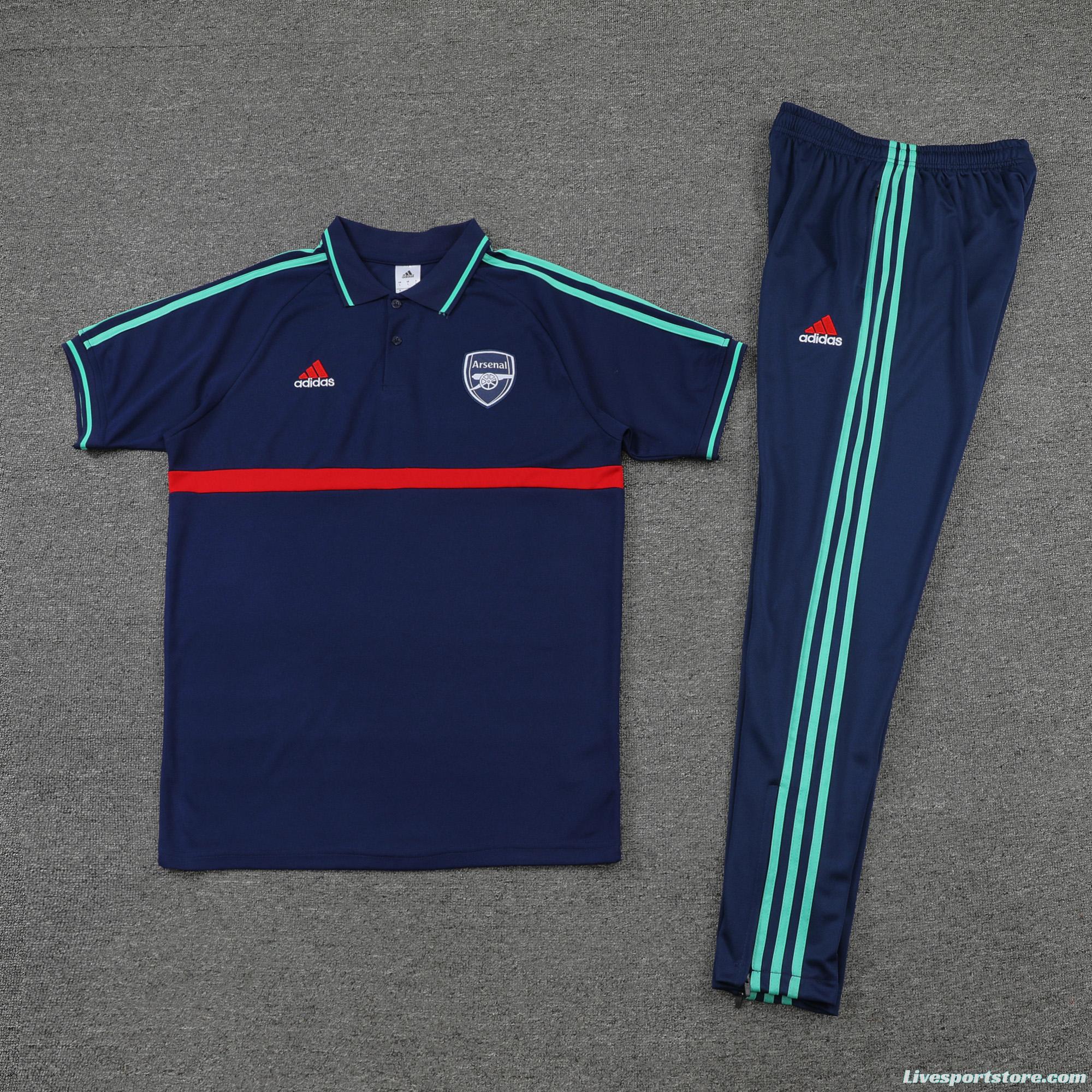 Arsenal POLO kit royal blue (not available for separate sale)