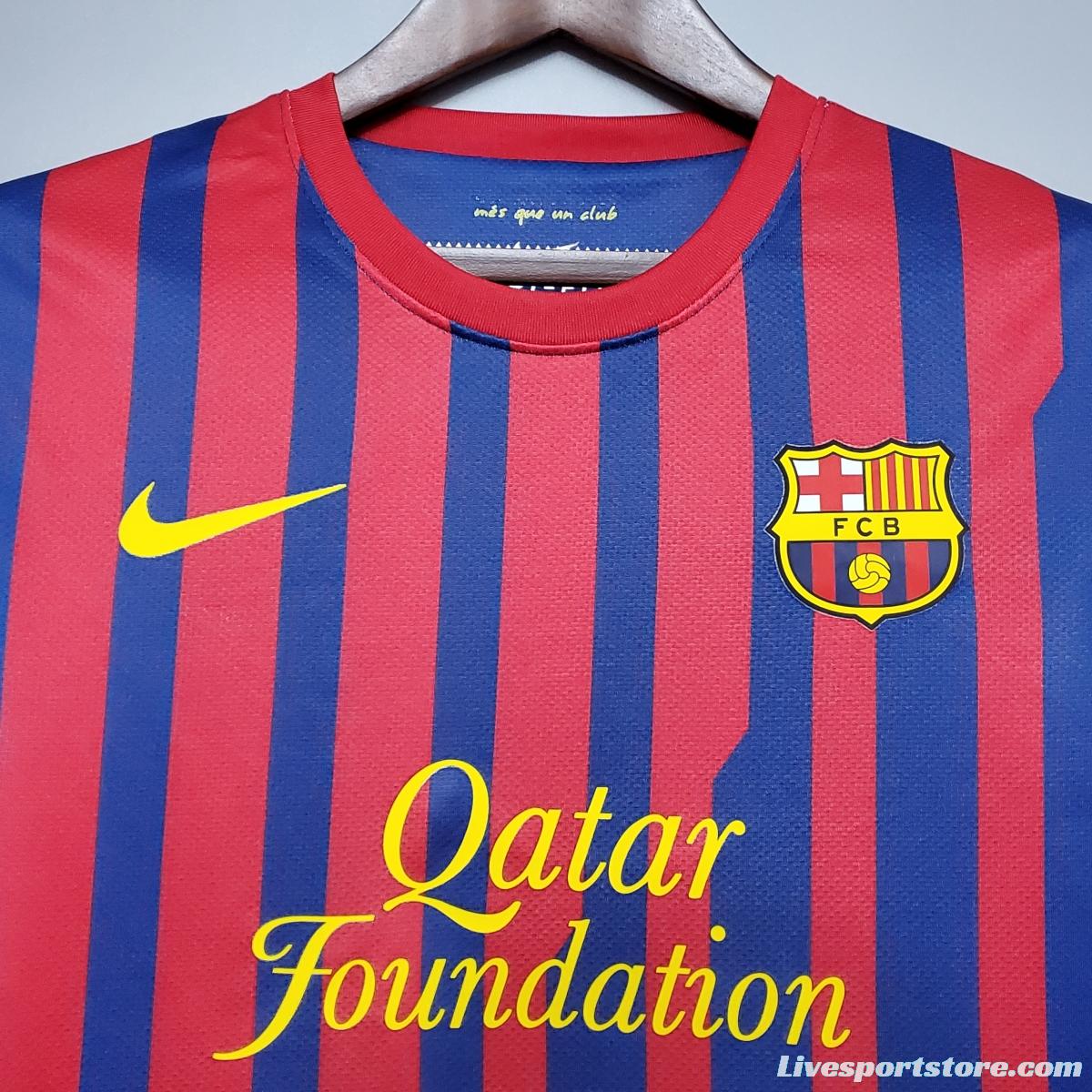 Retro Barcelona 11/12 home Soccer Jersey