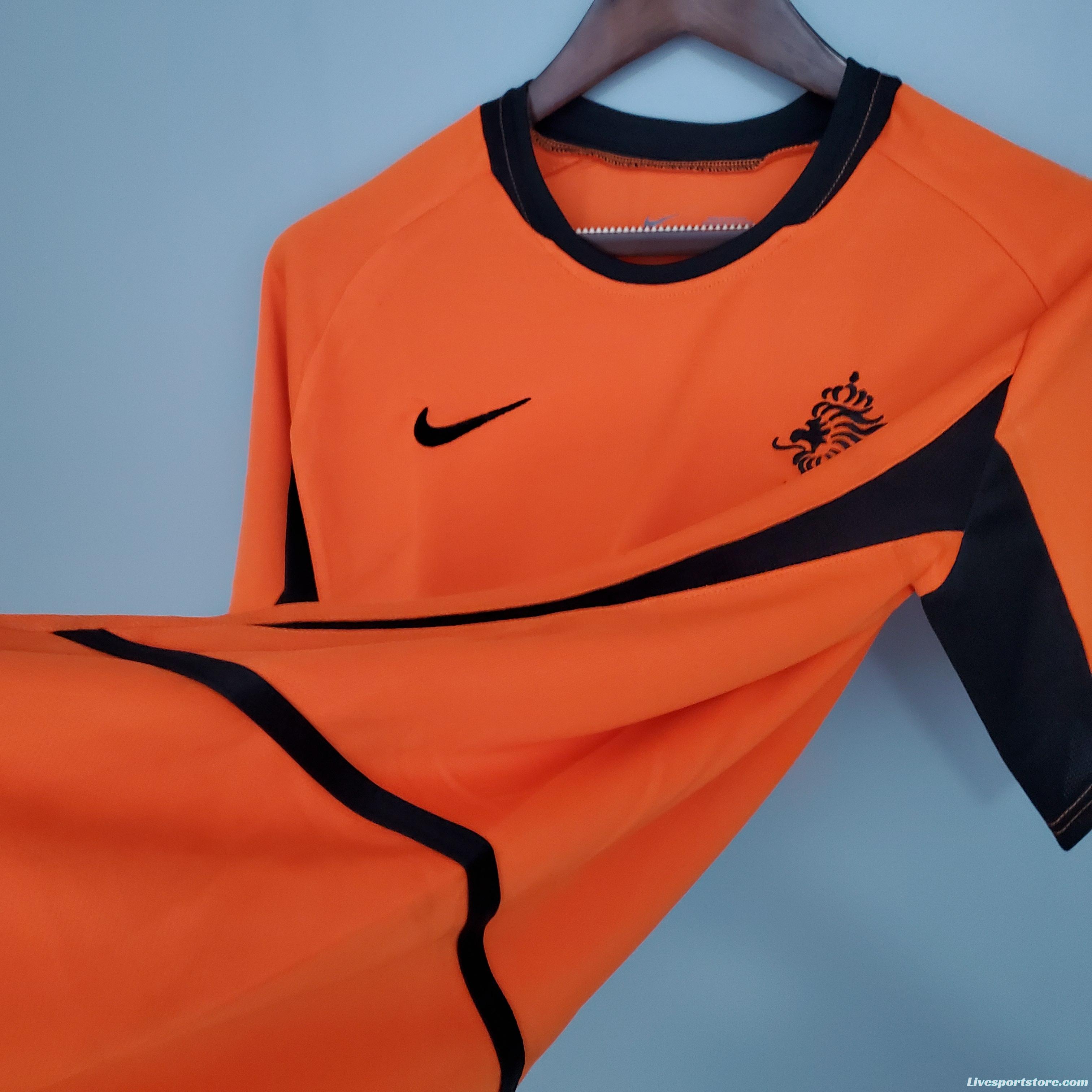 Retro Netherlands 2002 home Soccer Jersey