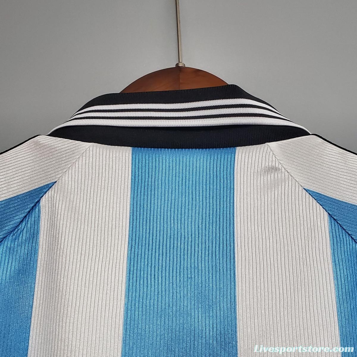 Retro Argentina 1998 home Soccer Jersey