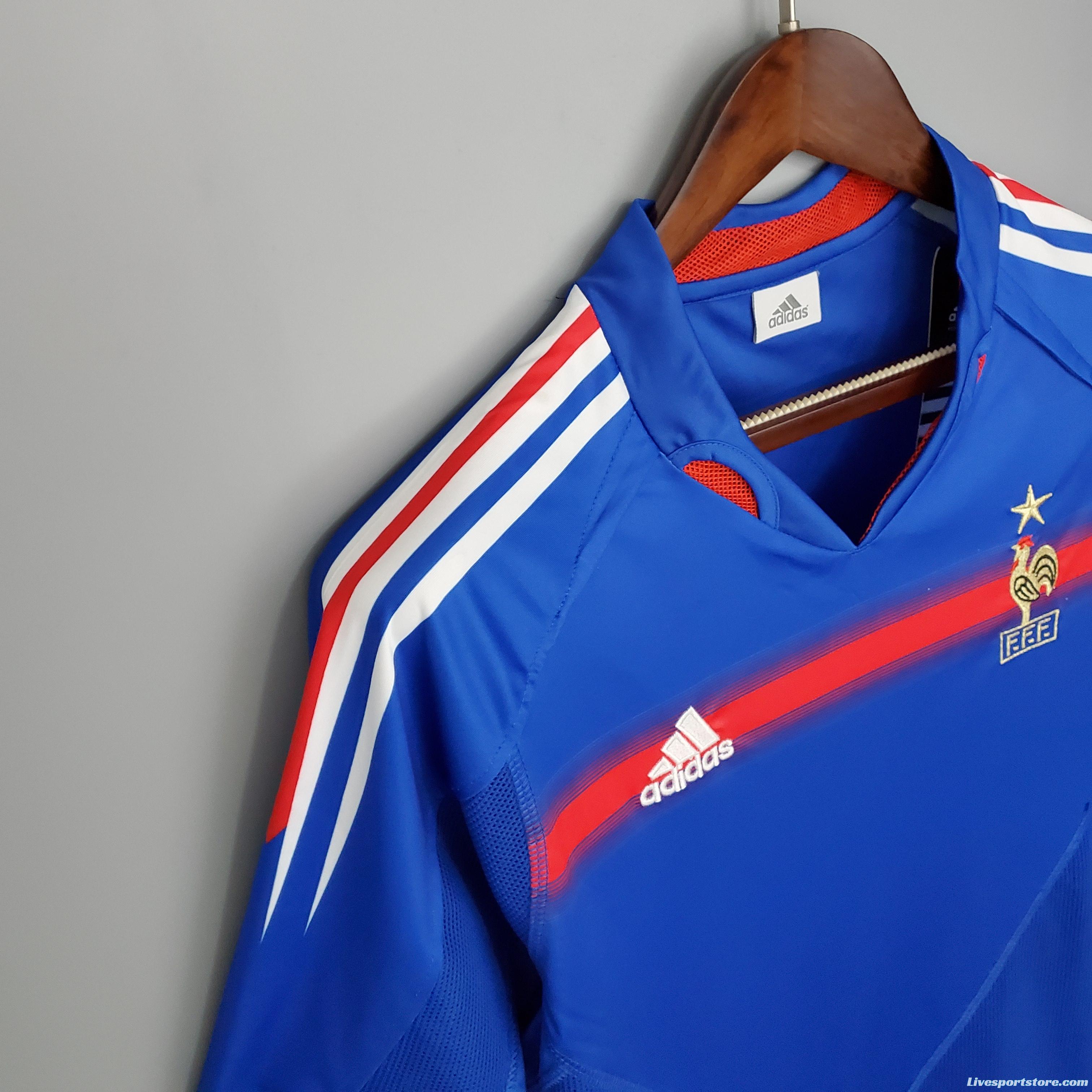 Retro France 2004 home Soccer Jersey