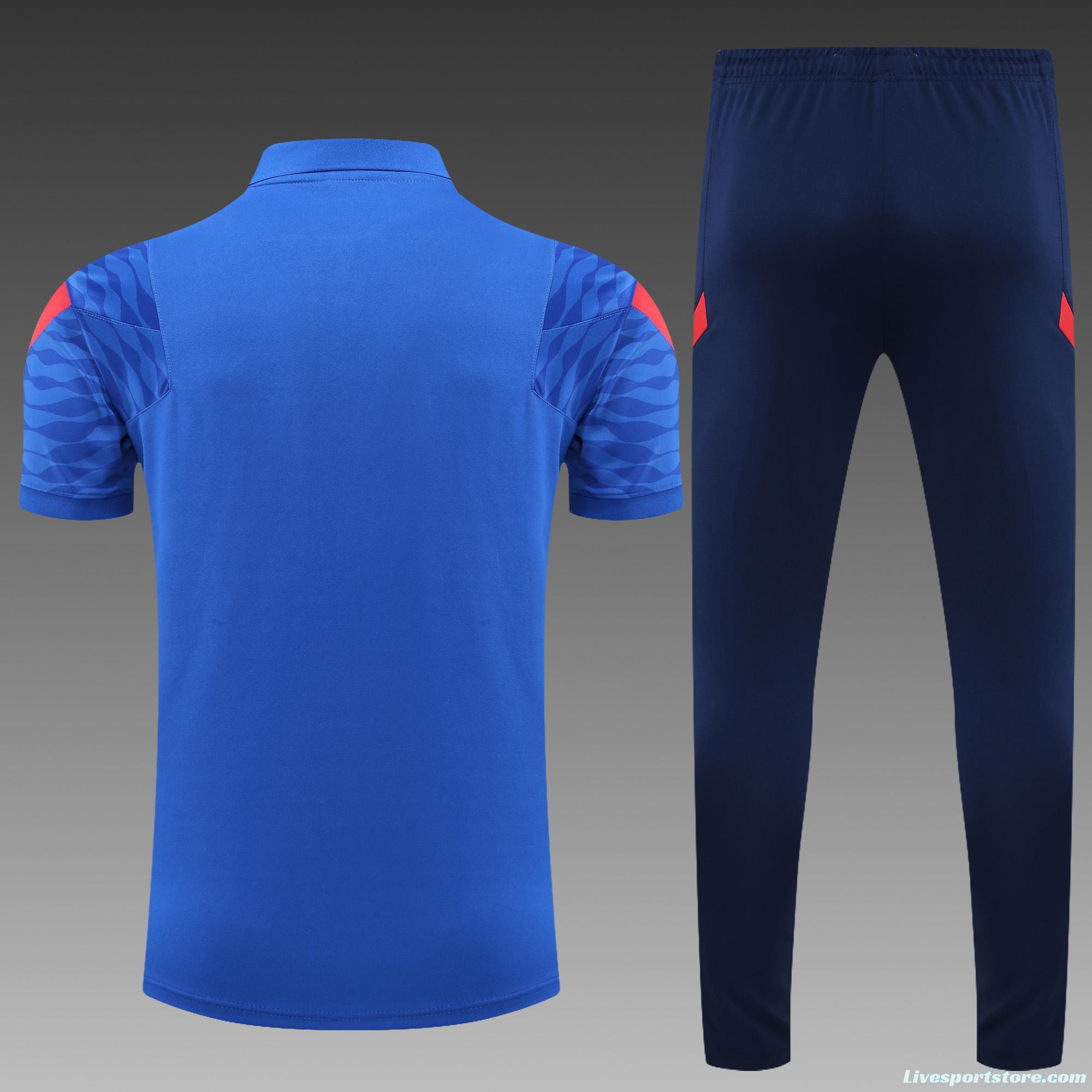 Atletico Madrid POLO kit Diamond Blue(not supported to be sold separately)