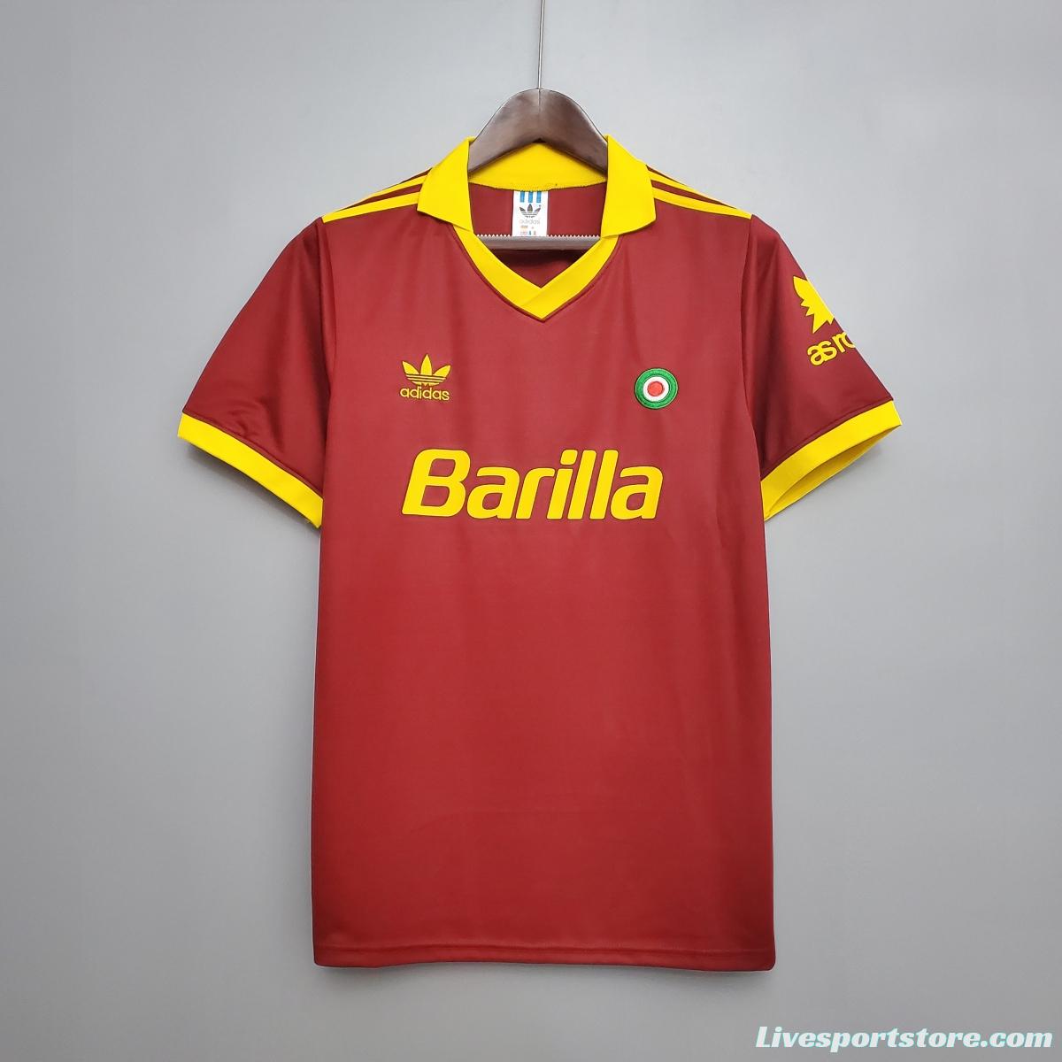 Retro Roma 91/92 home Soccer Jersey