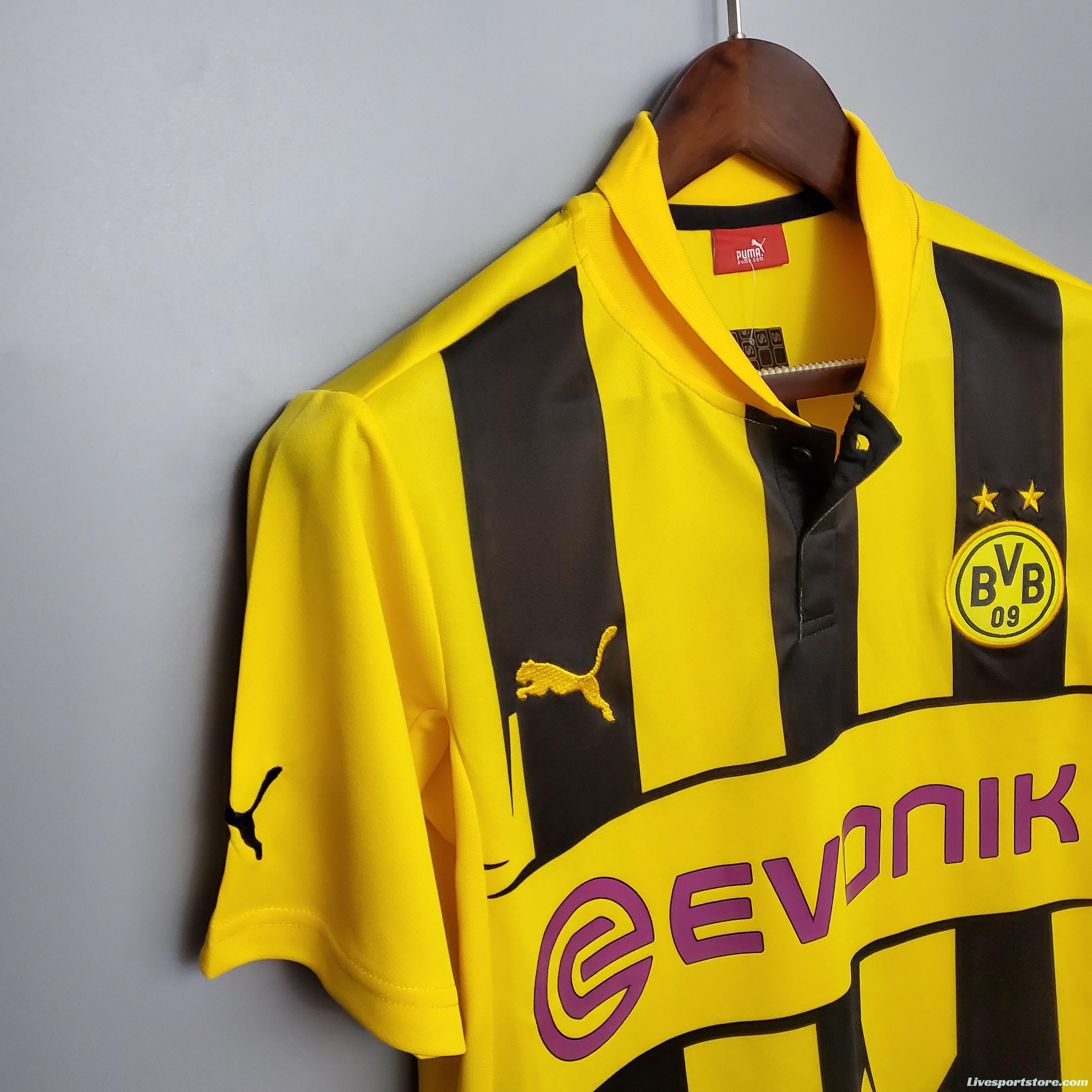 Retro Borussia Dortmund 12/13 home Soccer Jersey