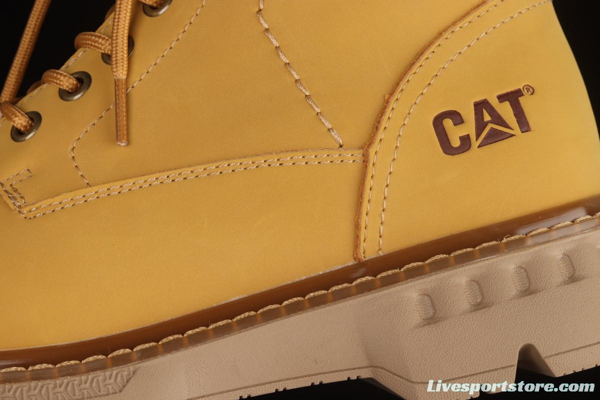 CAT FOOTWEAR/ CAT RYMAN WP 21SS autumn and winter new outdoor rhubarb boots series P717888YELLOW