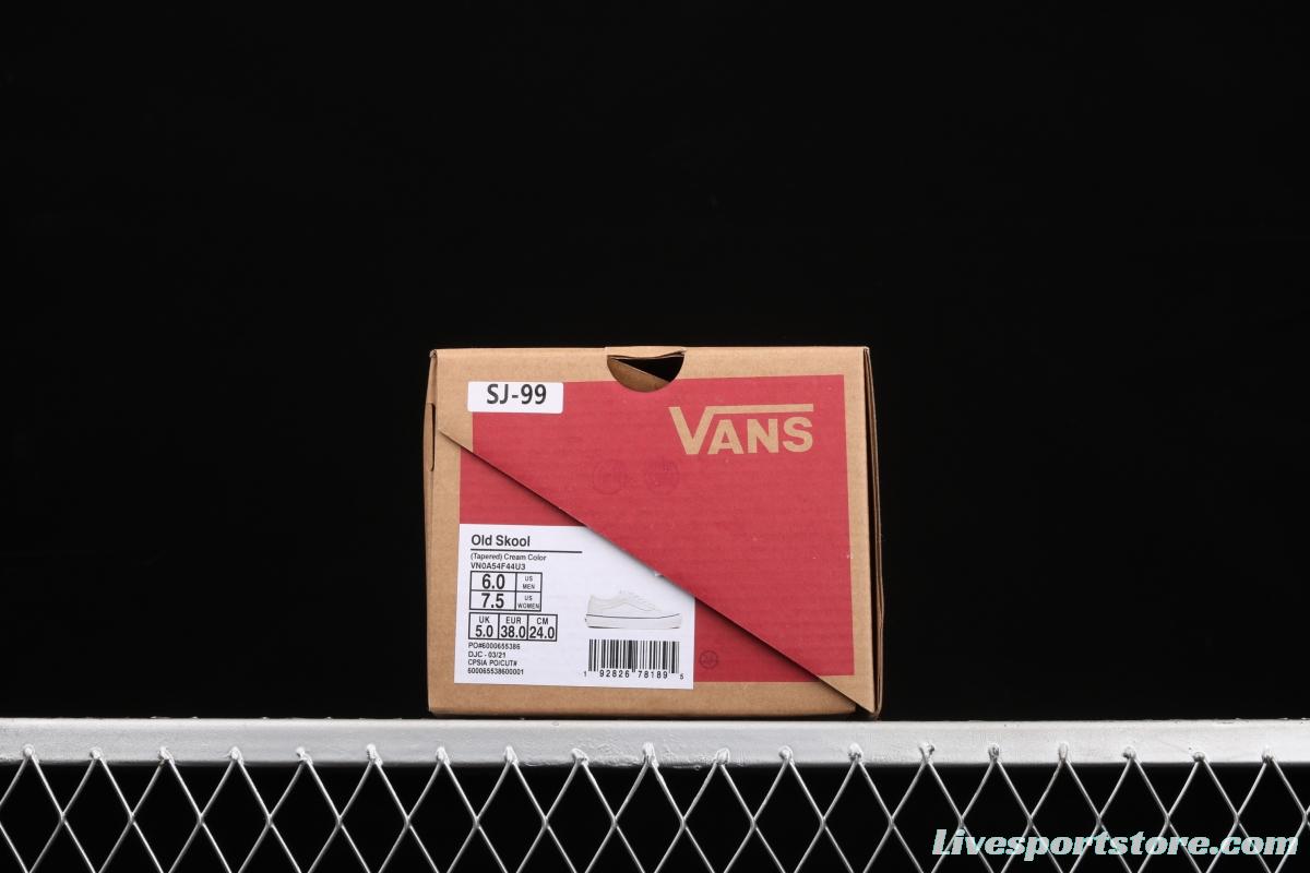 Vans Retro Cali Old Skool Tapered Vance light color low-top skateboard shoes VN0A54F44U3