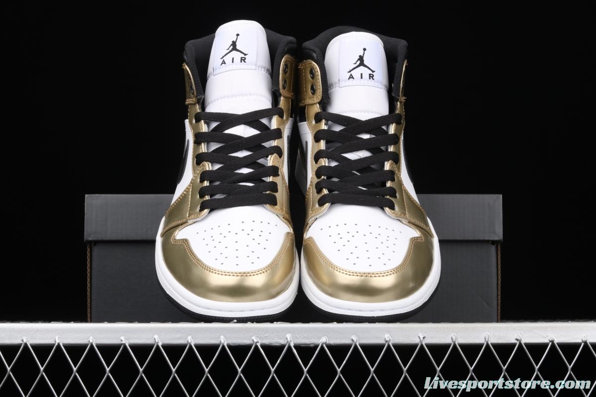 Air Jordan 1 Mid liquid gold DC1419-700