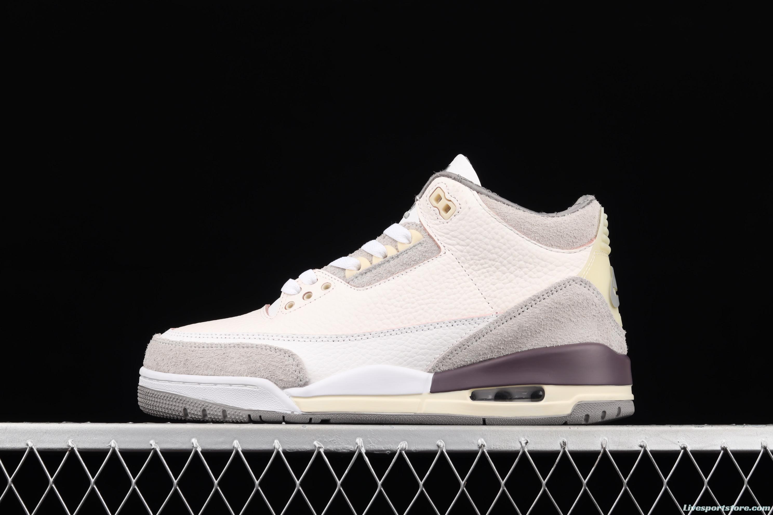 A Ma Mani é re x Air Jordan 3 AJ3 Joe 3 co-branded basketball shoes DH3434-110