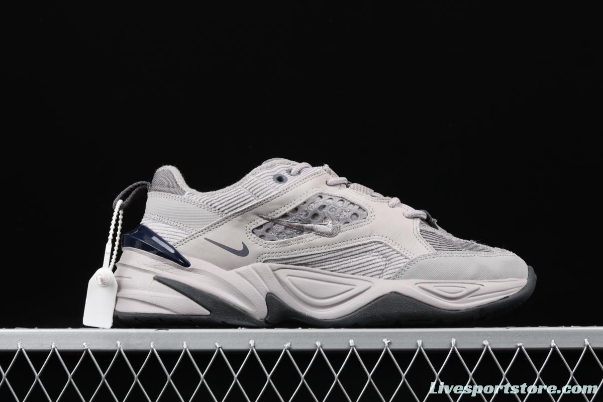 NIKE M2K Tekno new suede gray retro sports daddy shoes BV0074-001