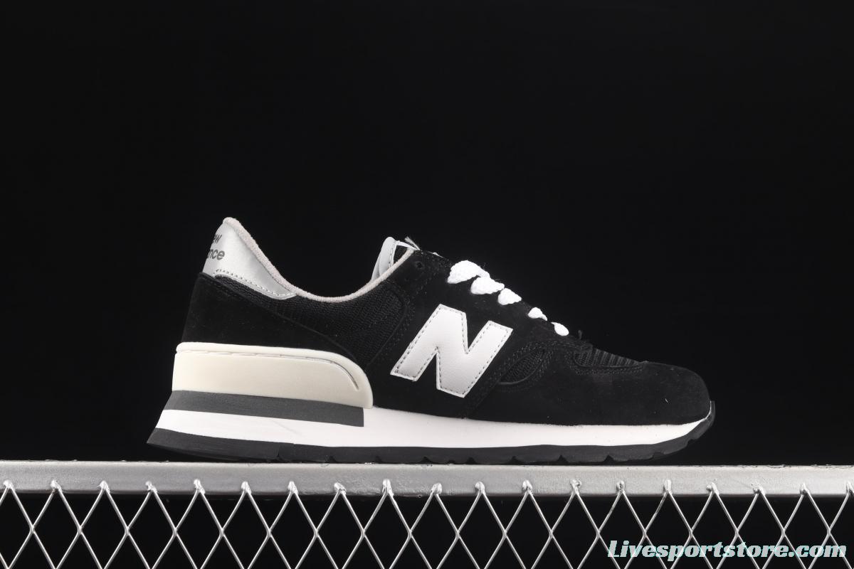 New Balance NB990 series of high-end American retro leisure running shoes W990BLK