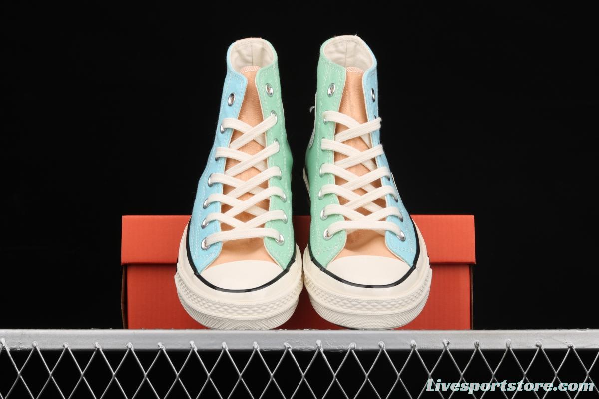 Converse Chuck 70s summer ice cream splicing color fashion high upper shoes 171124C