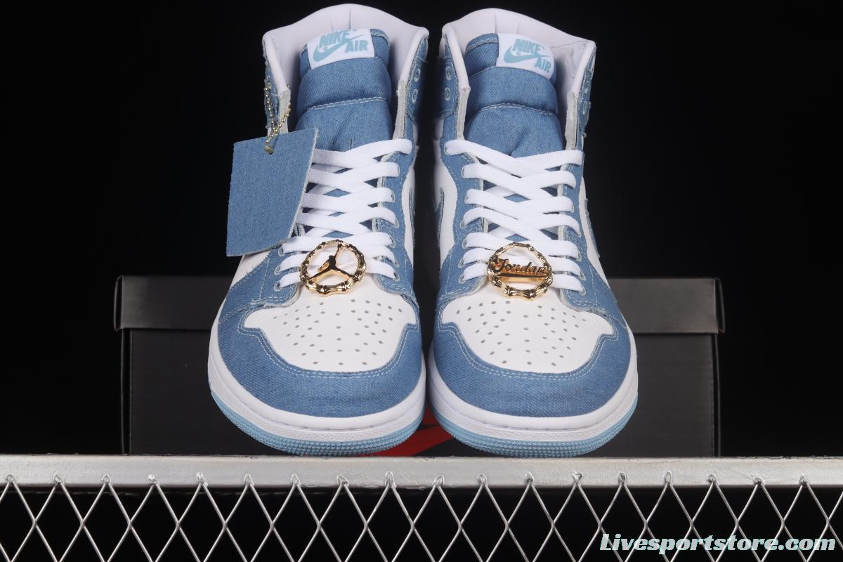 Air Jordan 1 High OG Denim Denim Washed Denim DM9036-104