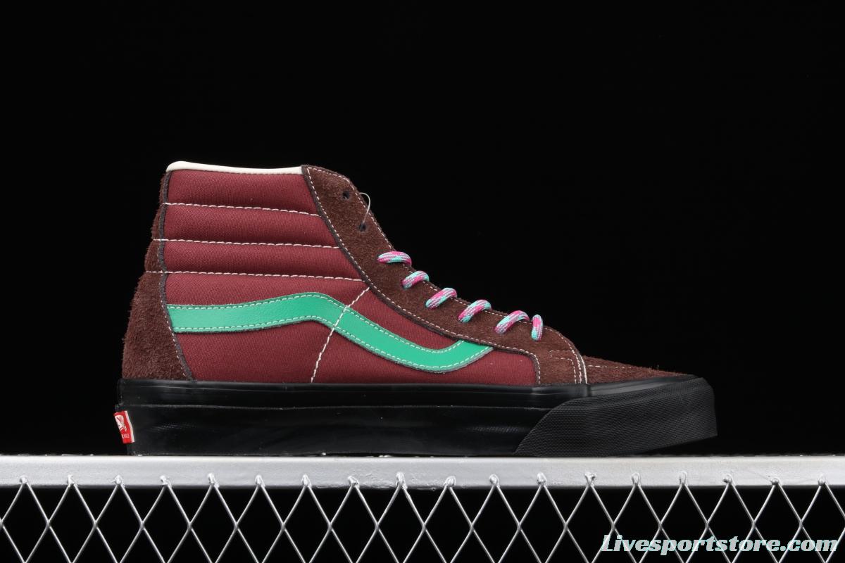 Vans Vault OG SK8-Hi Lx Vansky top casual board shoes VN0A4BVBTIX