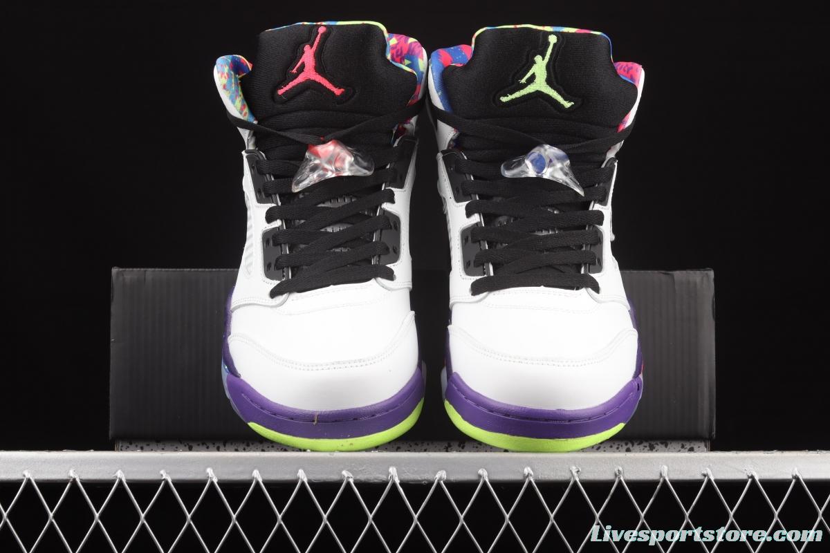 Air Jordan 5 White Bel-Air fresh Prince 2020 Edition College Purple DB3335-100