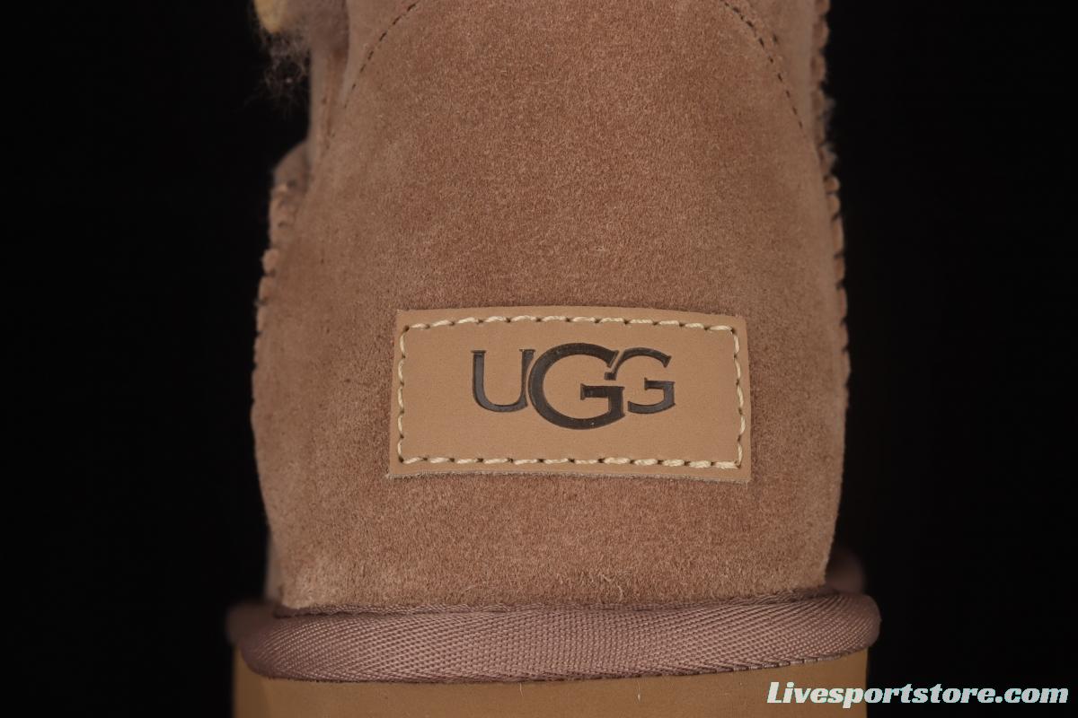 UGG Mini Bailey Button II wooden buckle help outdoor snow boots 1016422