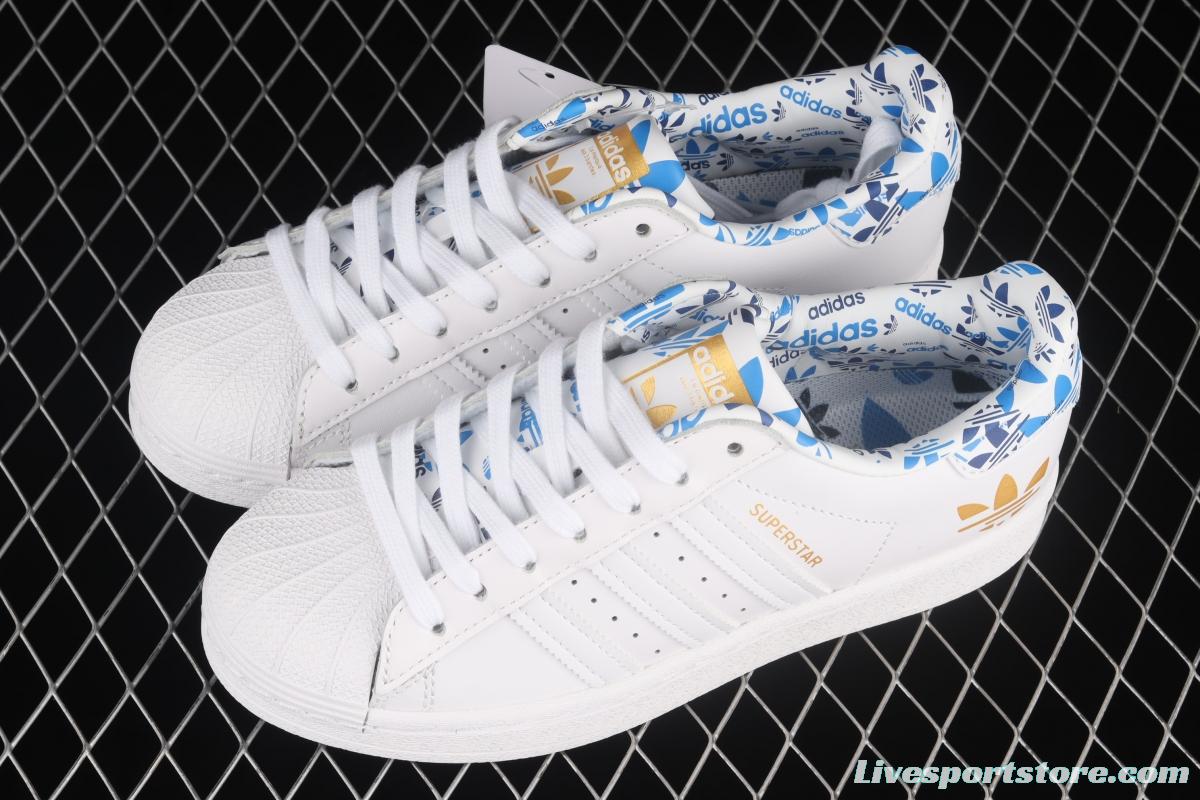 Adidas Originals Superstar HO0186 shell head classic leisure board shoes