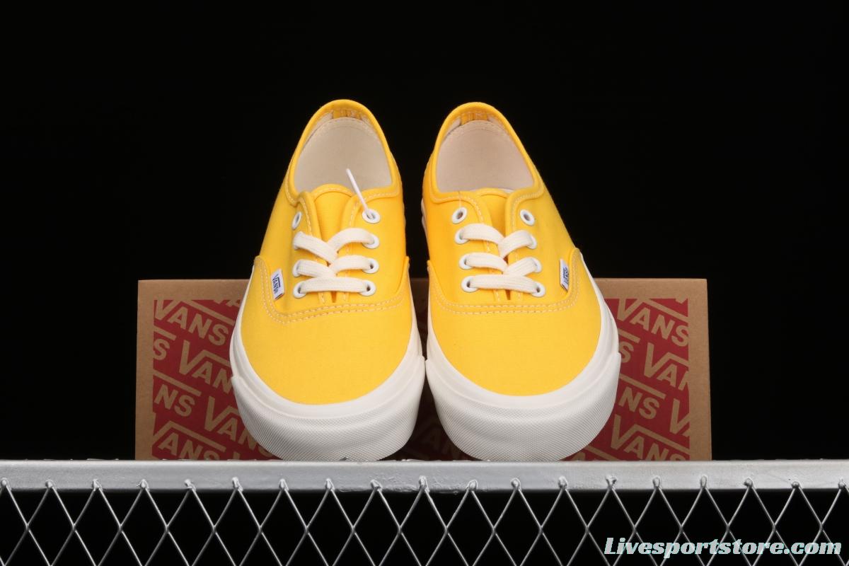 Vans Authentic 44 DX yellow canvas surfing printed Anaheim vintage board shoes VN0A54F241Q