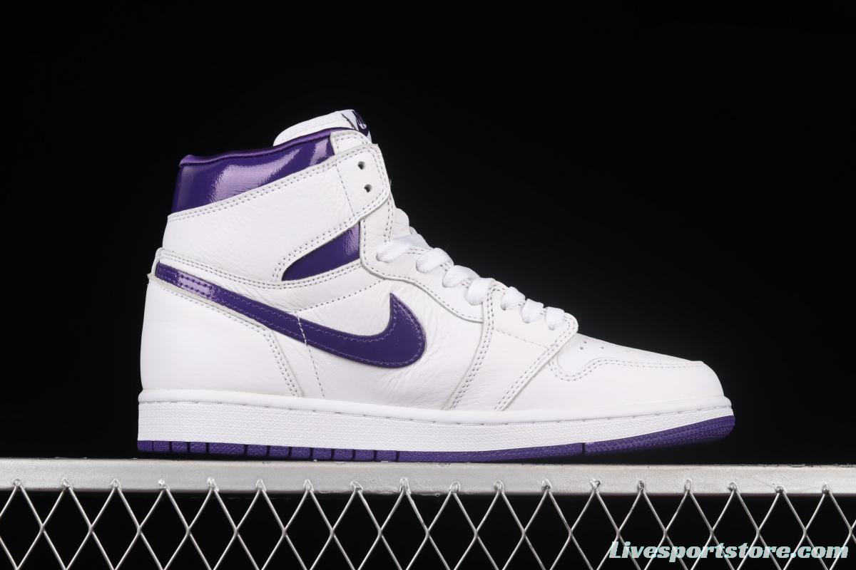 Air Jordan 1 High OG Court Purple White and Purple CD0461-151