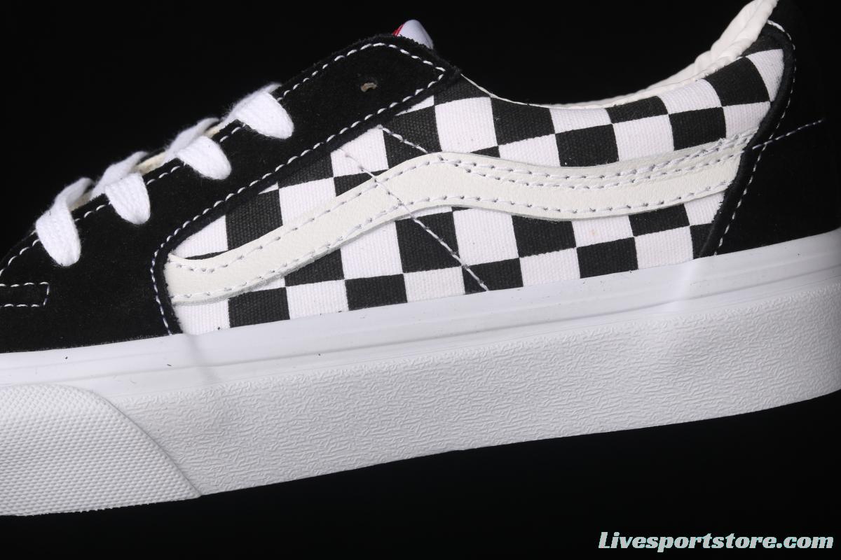 Vans Sk8-Low classic checkerboard low-top casual board shoes VN0A4UUK4W7 canvas shoes