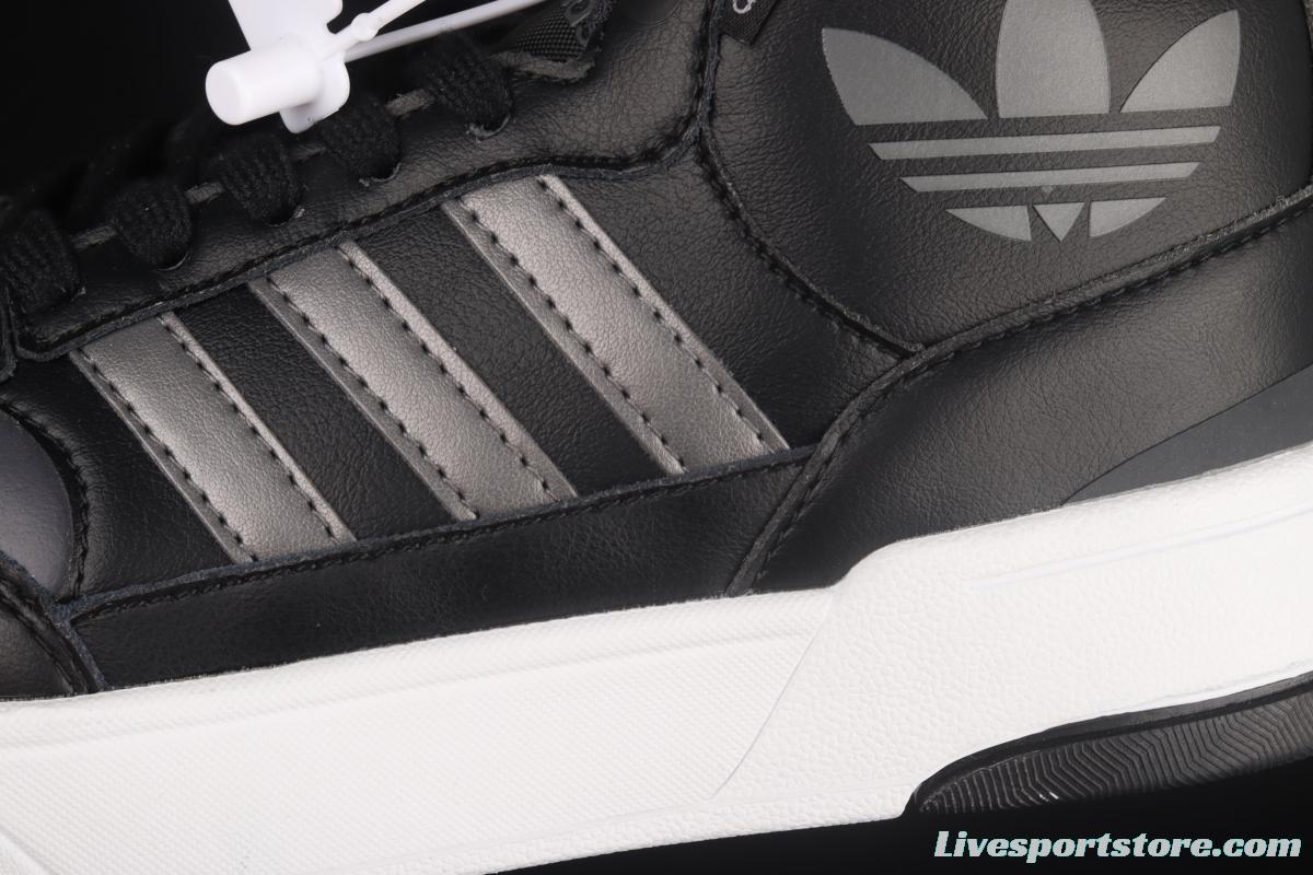 Adidas Post UP H00165 Darth clover middle top casual basketball shoes