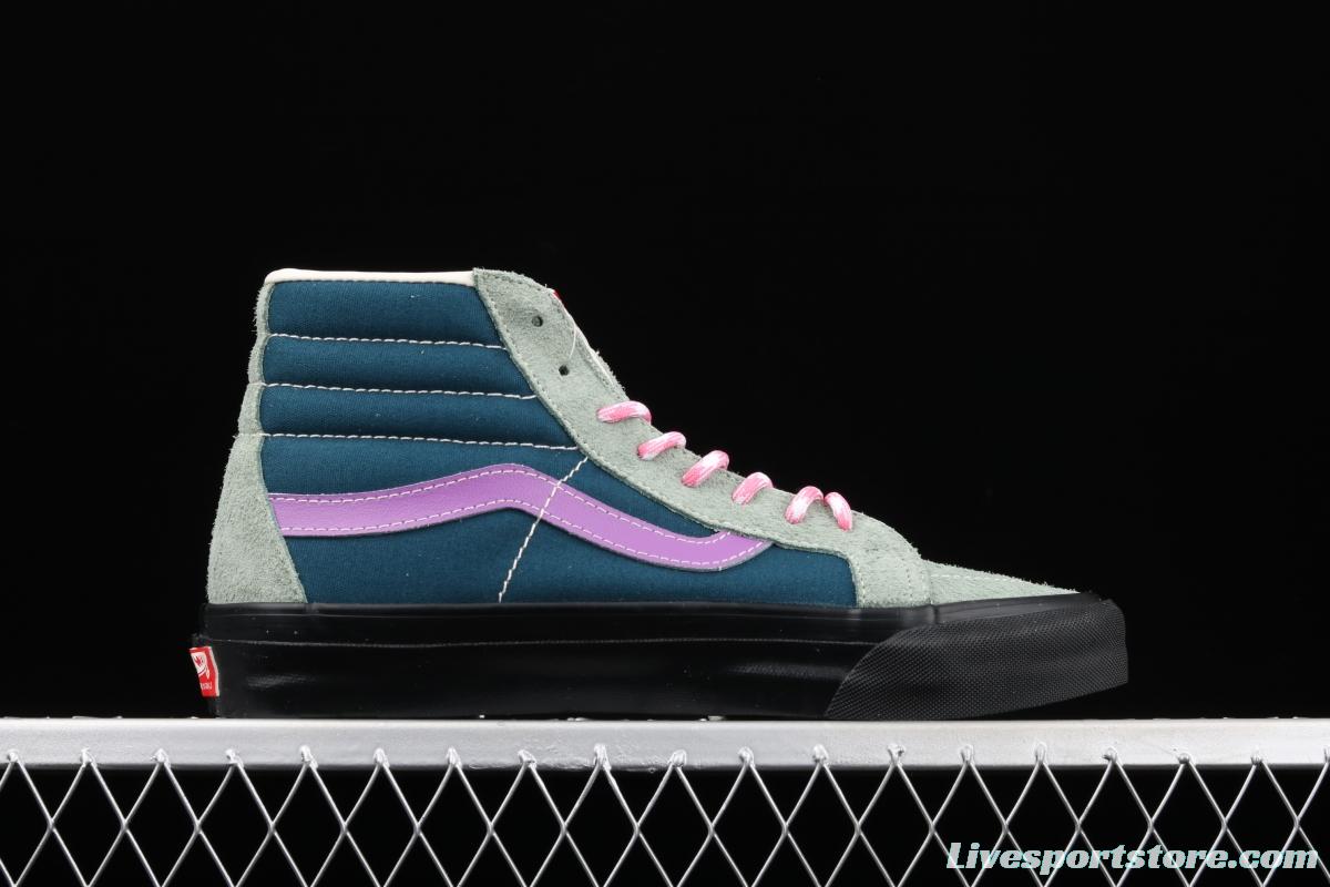 Vans Vault OG SK8-Hi Lx long suede high-top casual board shoes VN0A4BVBTIZ