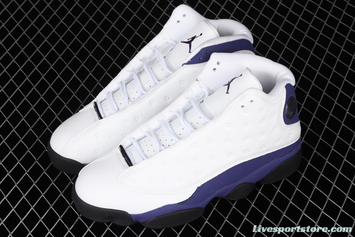 Air Jordan 13 Retro 3 White and purple 414571-105