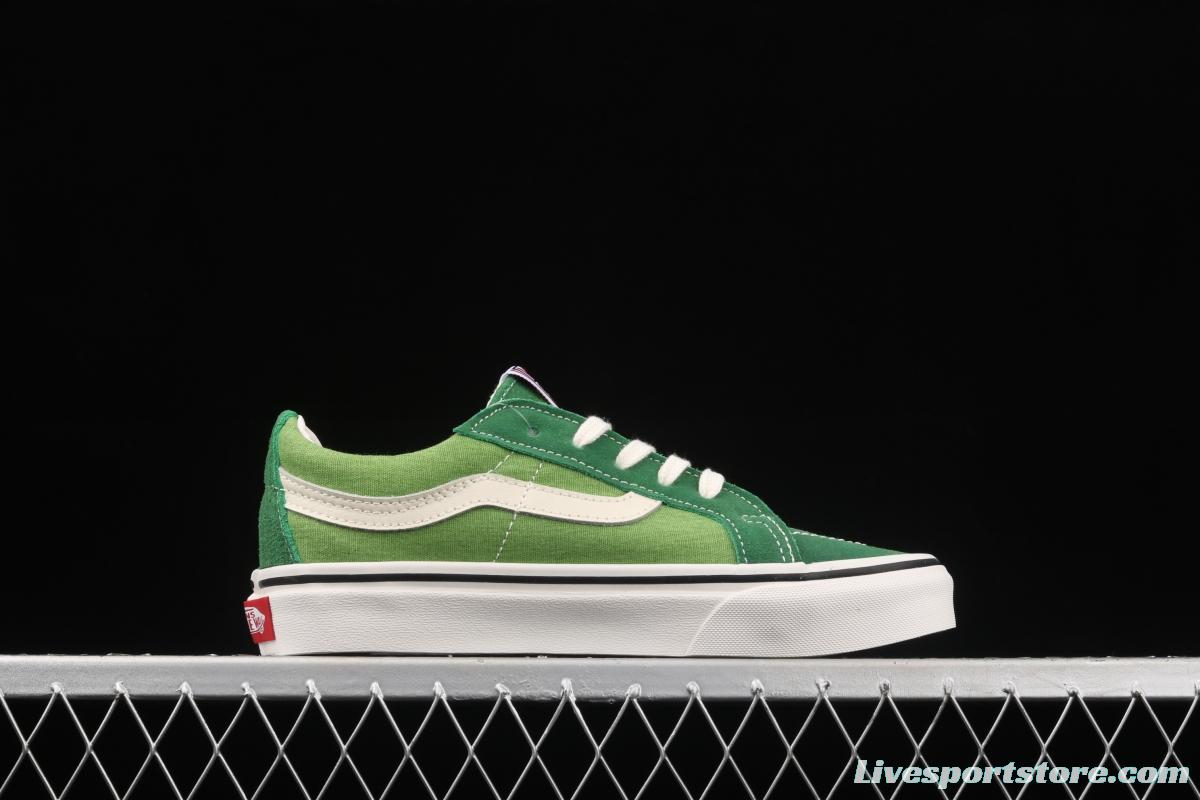 Vans Sk8-Low Reissue S classic avocado green low-top casual board shoes VN0A4UWI4WS canvas shoes