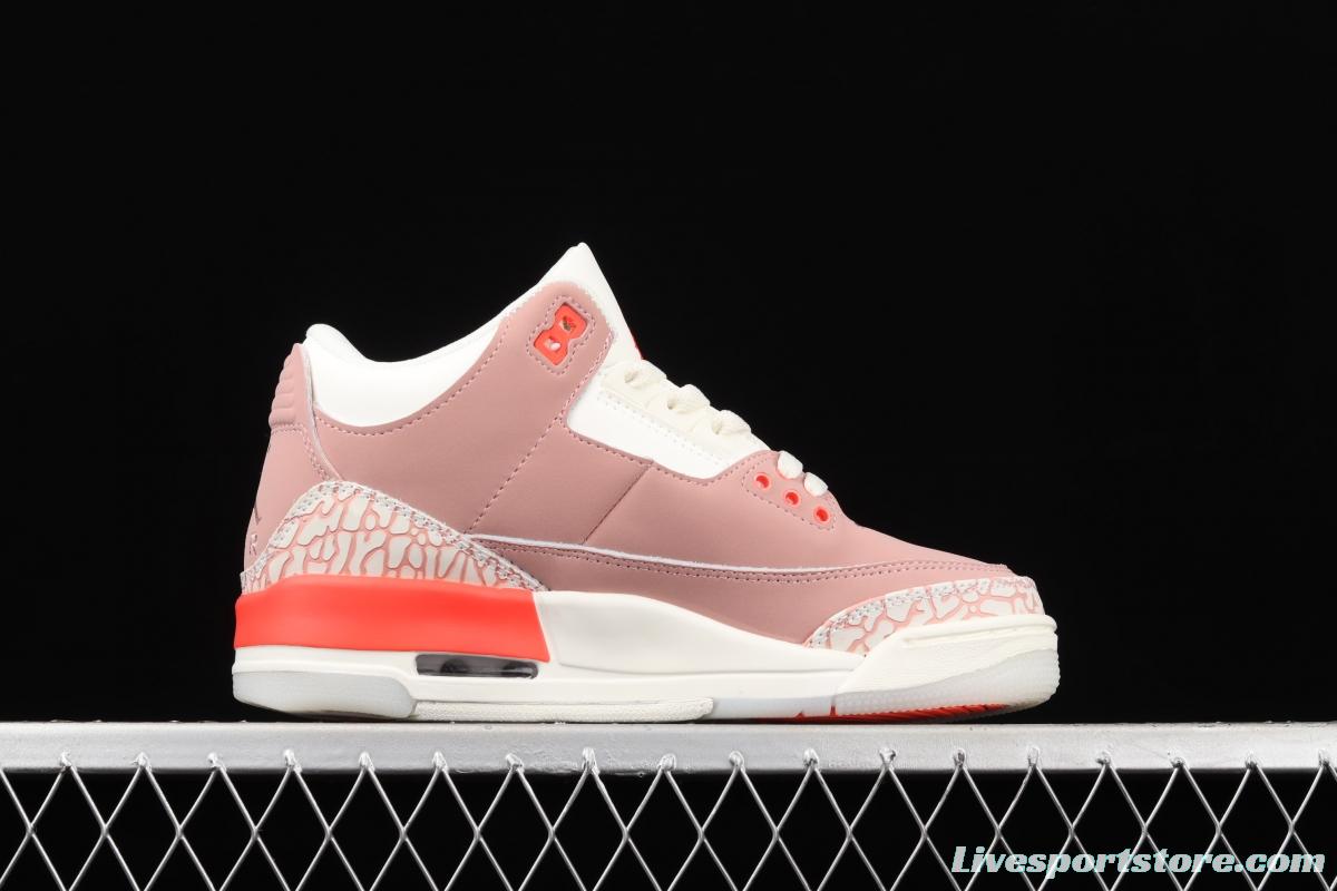 Air Jordan 3 Retro Rust PiNIKE AJ3 Joe 3 peach CK9246-600