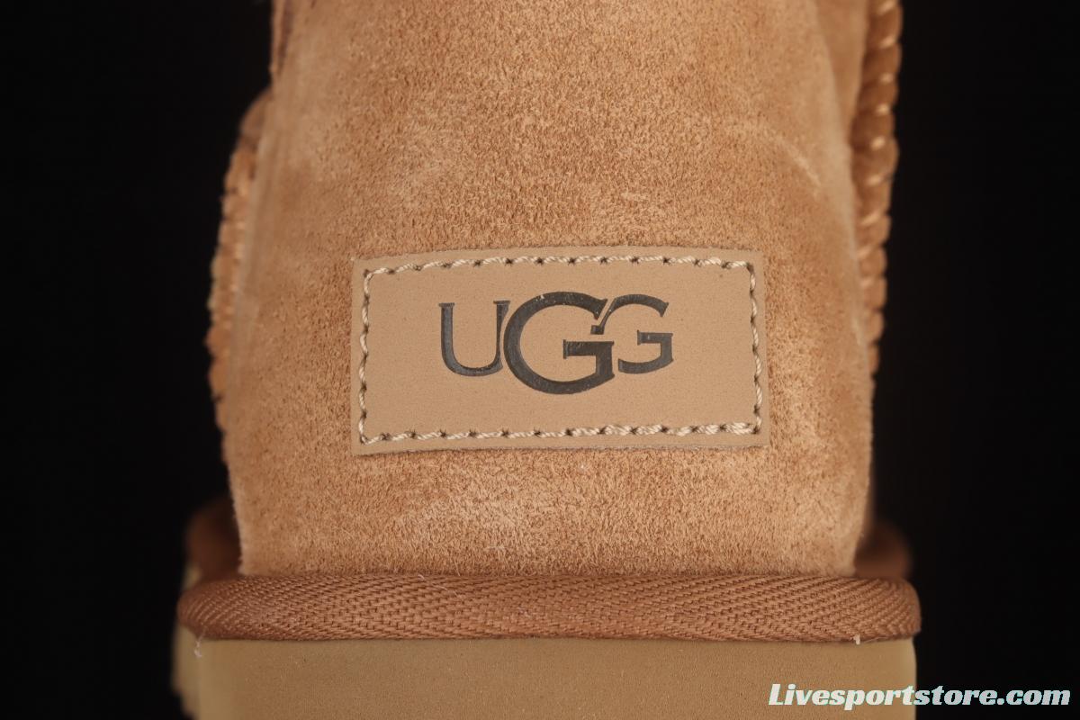 UGG Mini Bailey Button II wooden buckle help outdoor snow boots 1016422