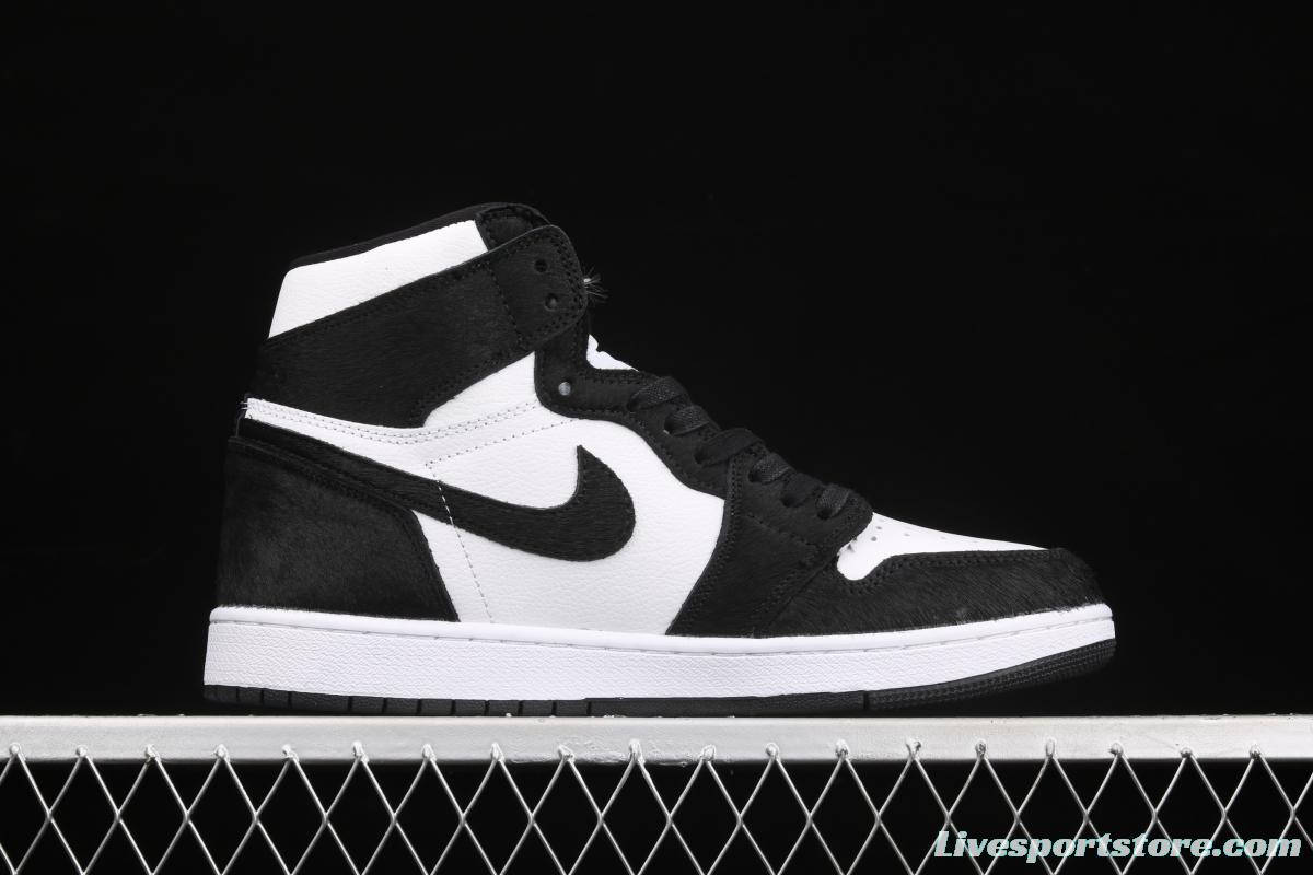 Air Jordan 1 Retro High OG AJ panda color match CD0461-007