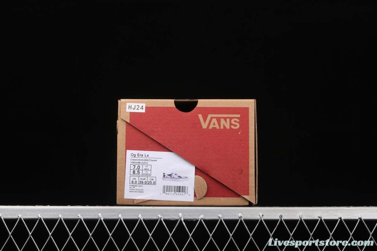 Vans Og Era Lx 2021 new high-end Korean version Baitai Maple Leaf White low-top board shoes VN0A4BVA01Z